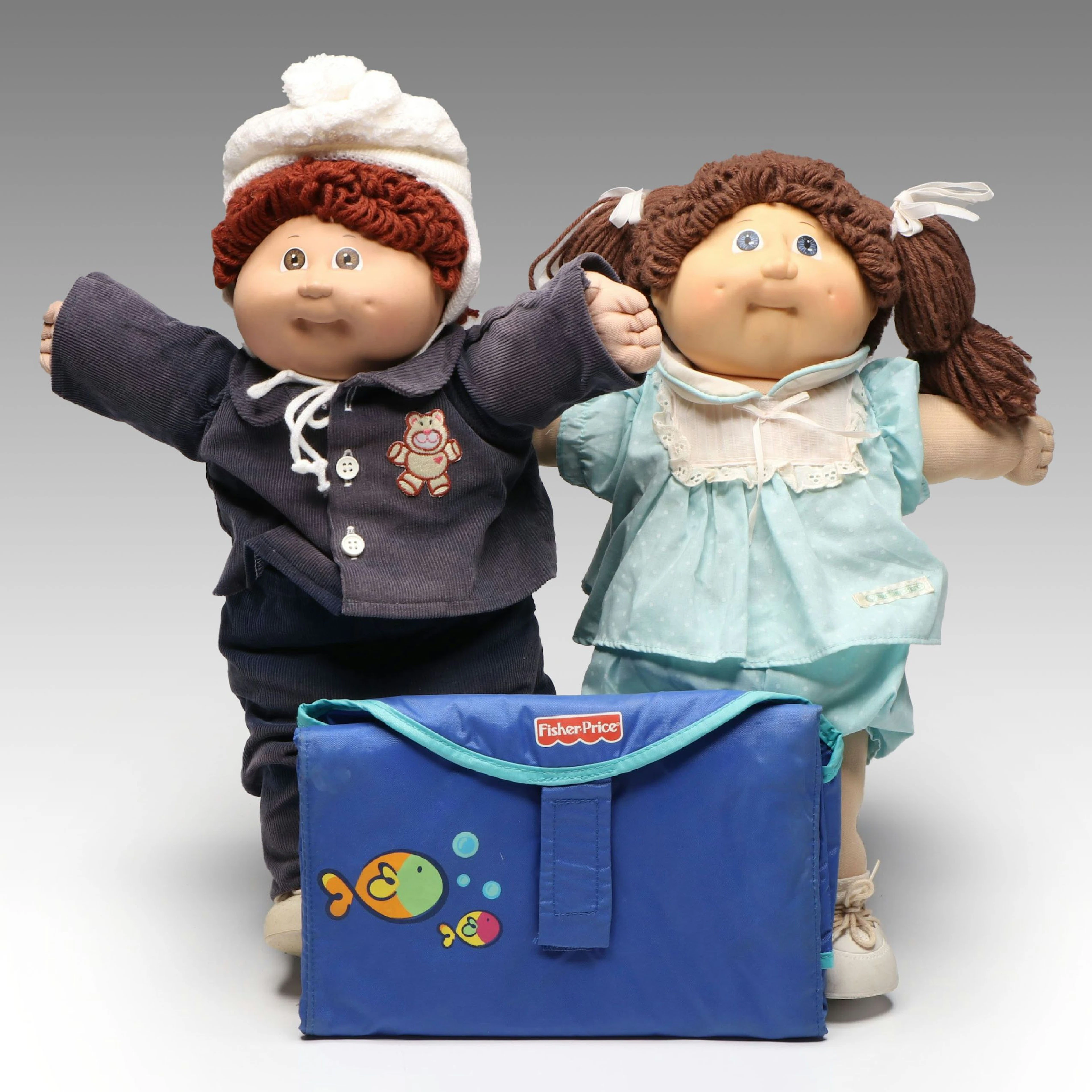Cabbage Patch Kid Cloth and Vinyl Dolls, Late 20th Century