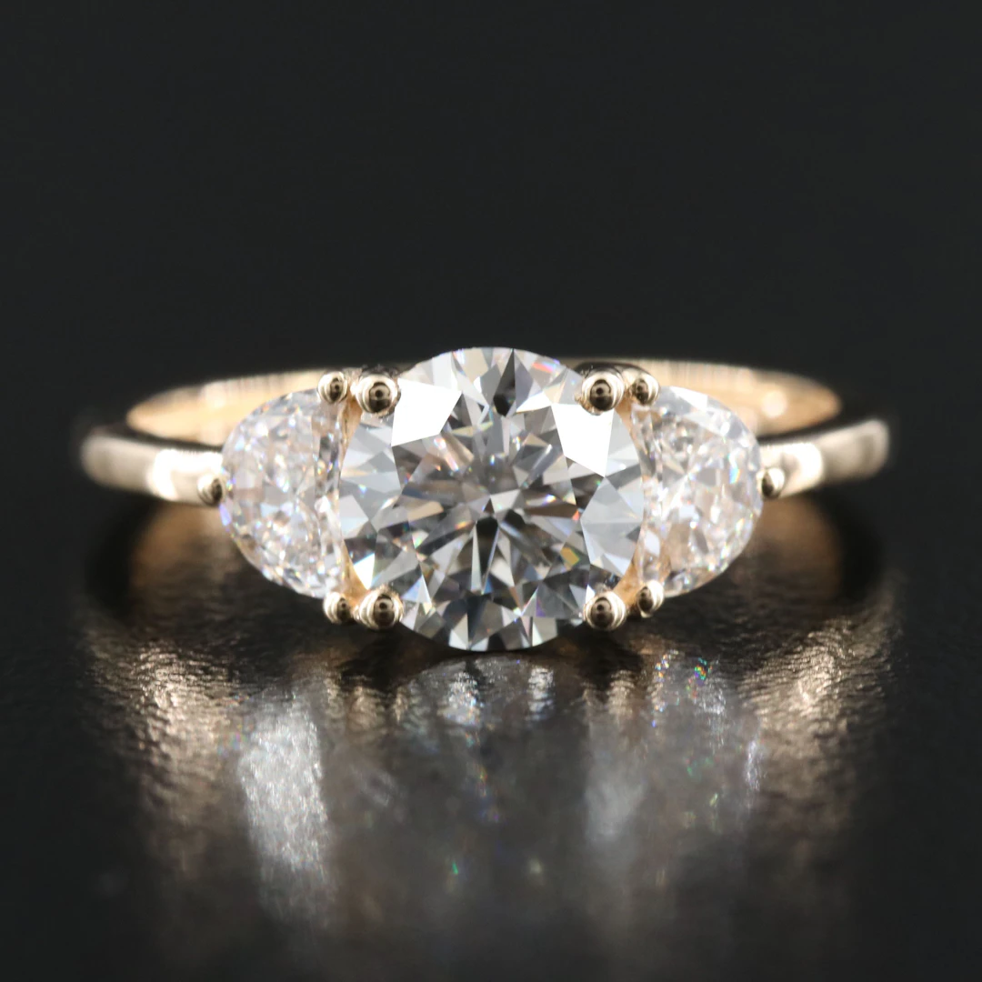 14K 1.67 CTW Lab Grown Diamond Ring with IGI Report