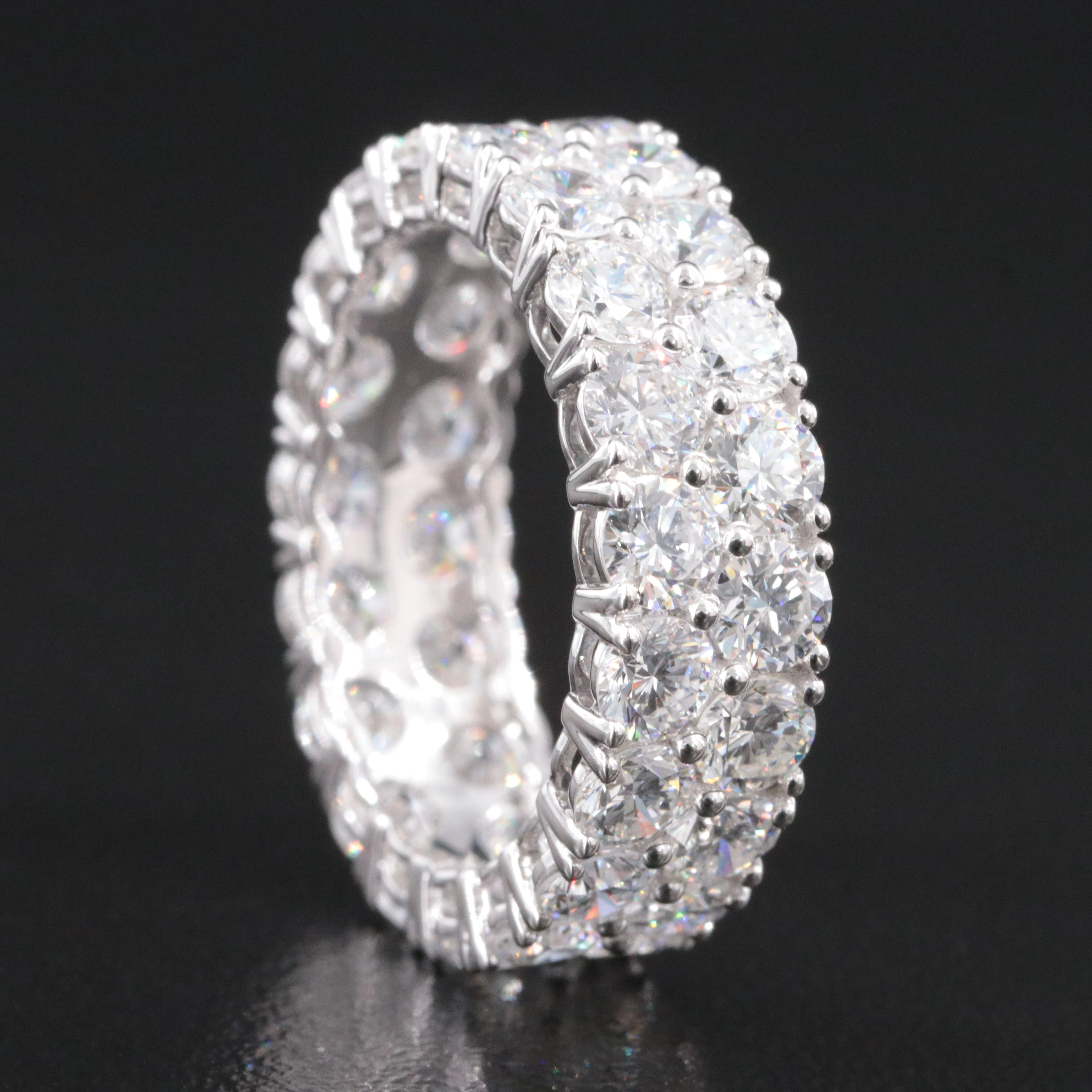 14K 6.62 CTW Lab Grown Diamond Eternity Band