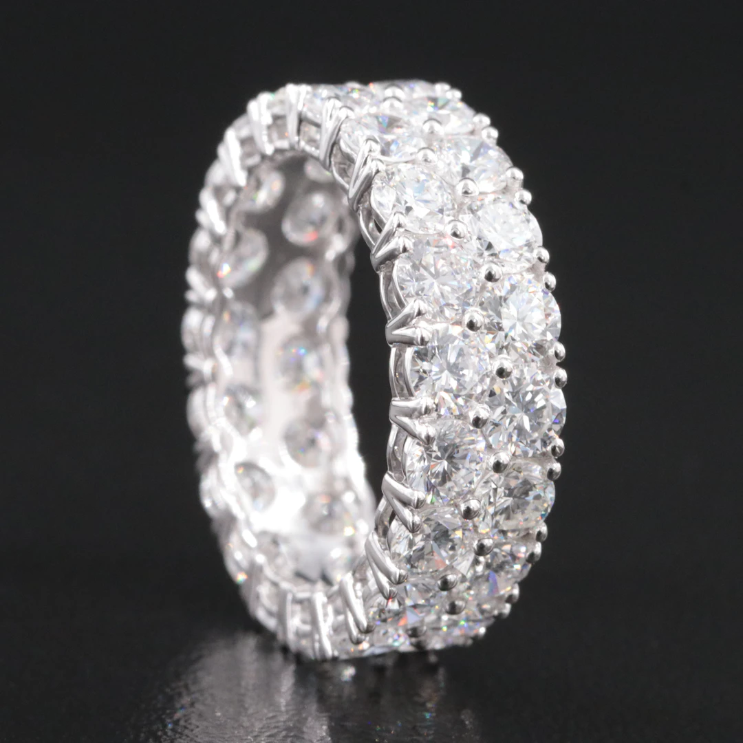14K 6.62 CTW Lab Grown Diamond Eternity Band