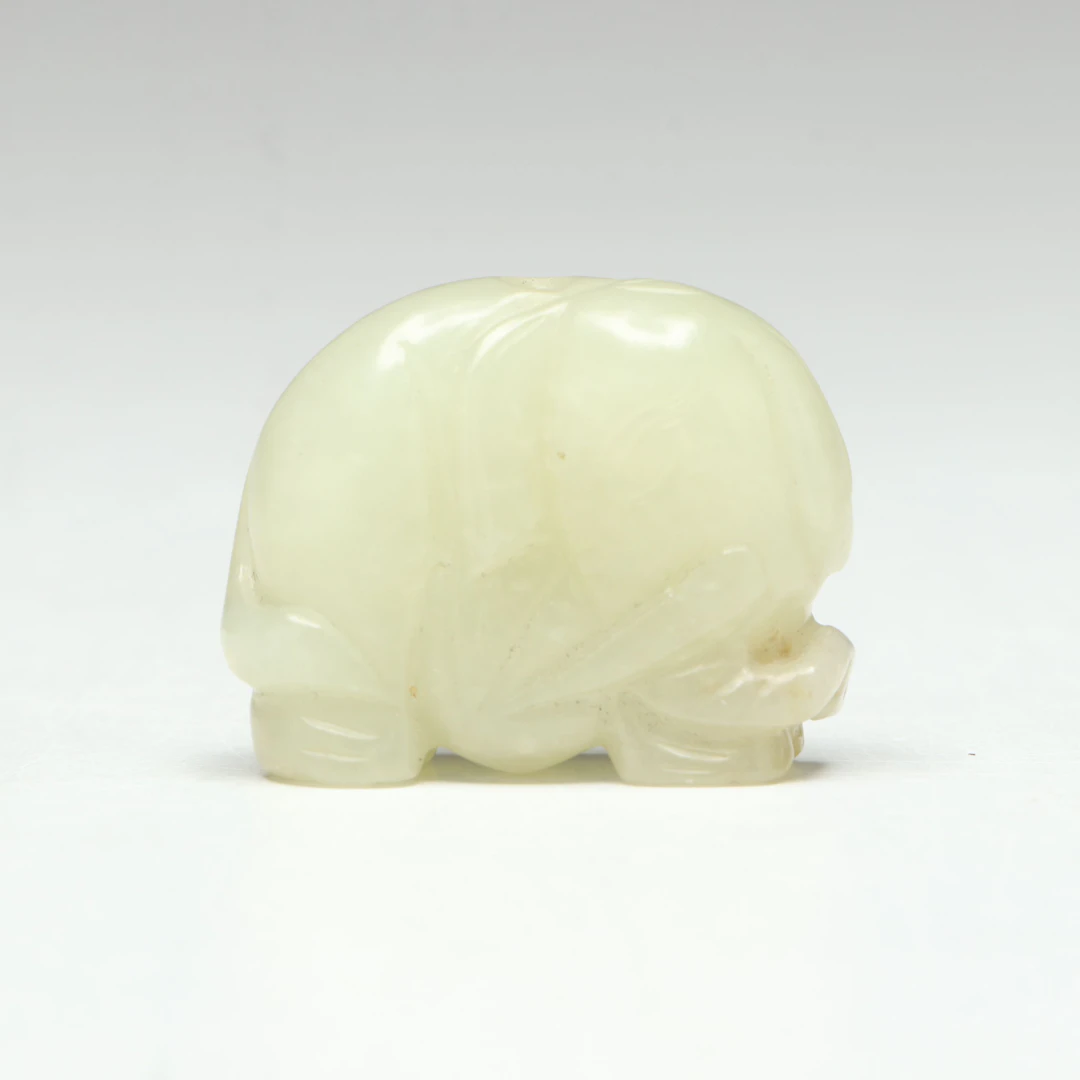 Chinese Carved Serpentine Elephant