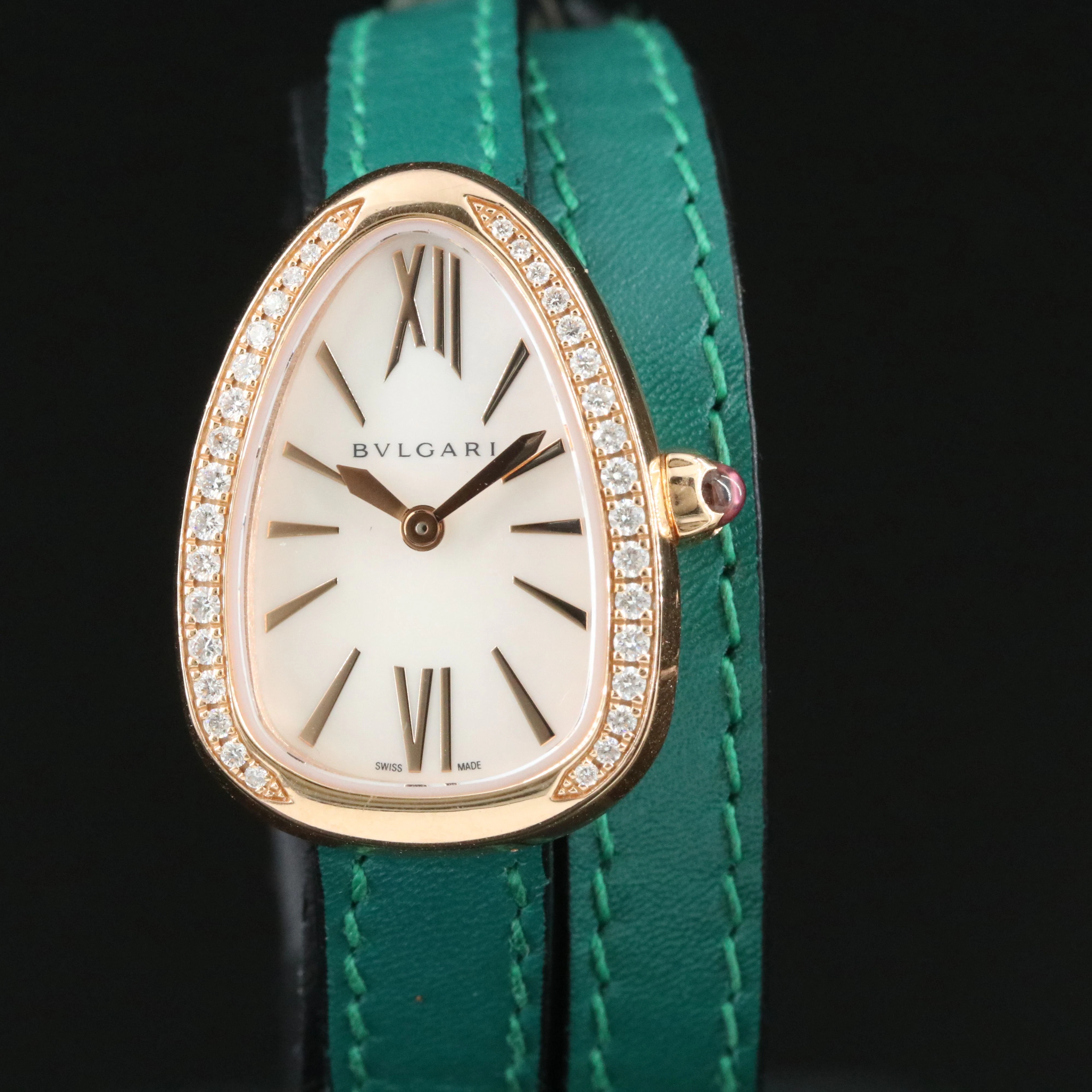 BVLGARI Serpenti 18K Rose Gold Watch
