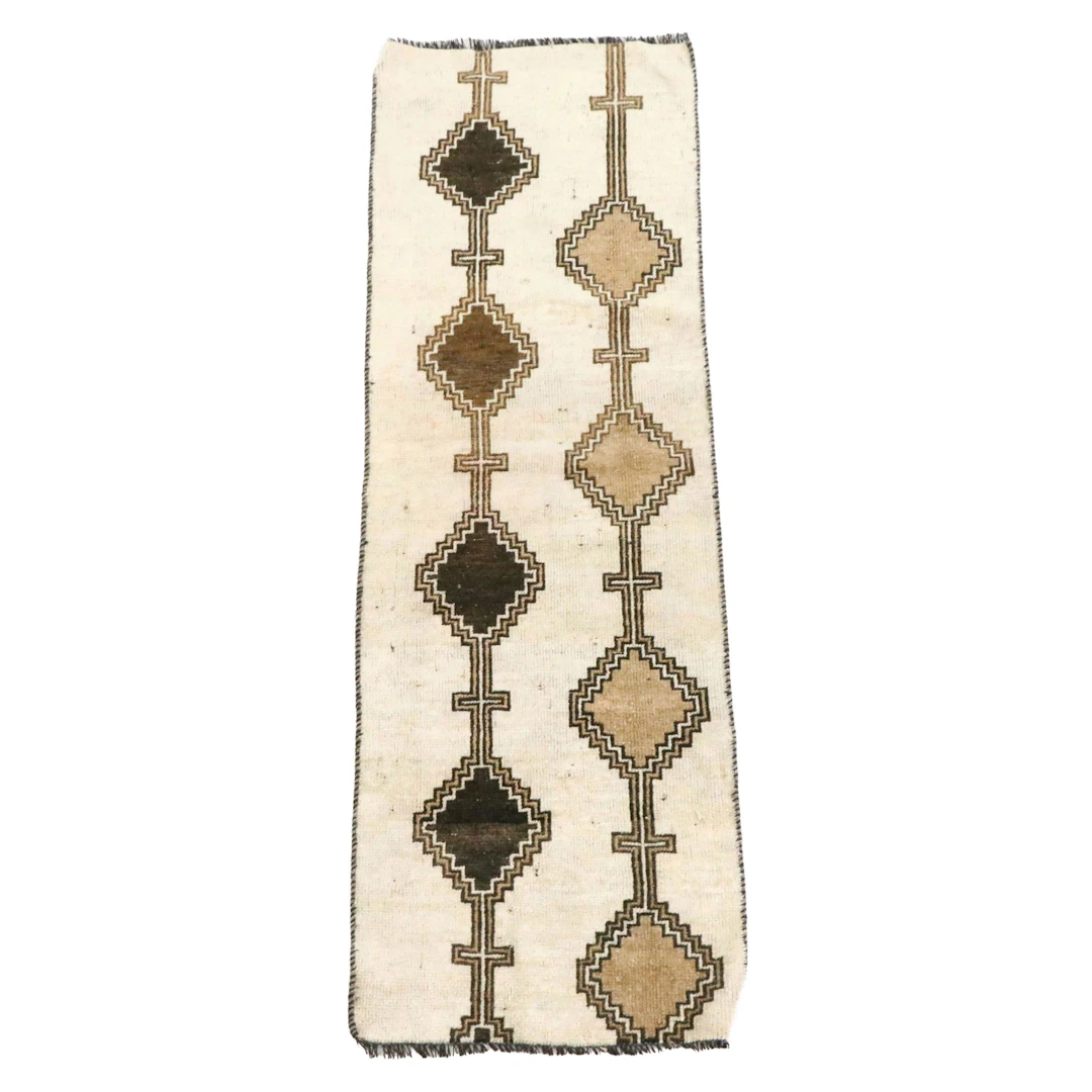 1'8 x 5' Hand-Knotted Persian Yalameh Carpet Runner Remnant
