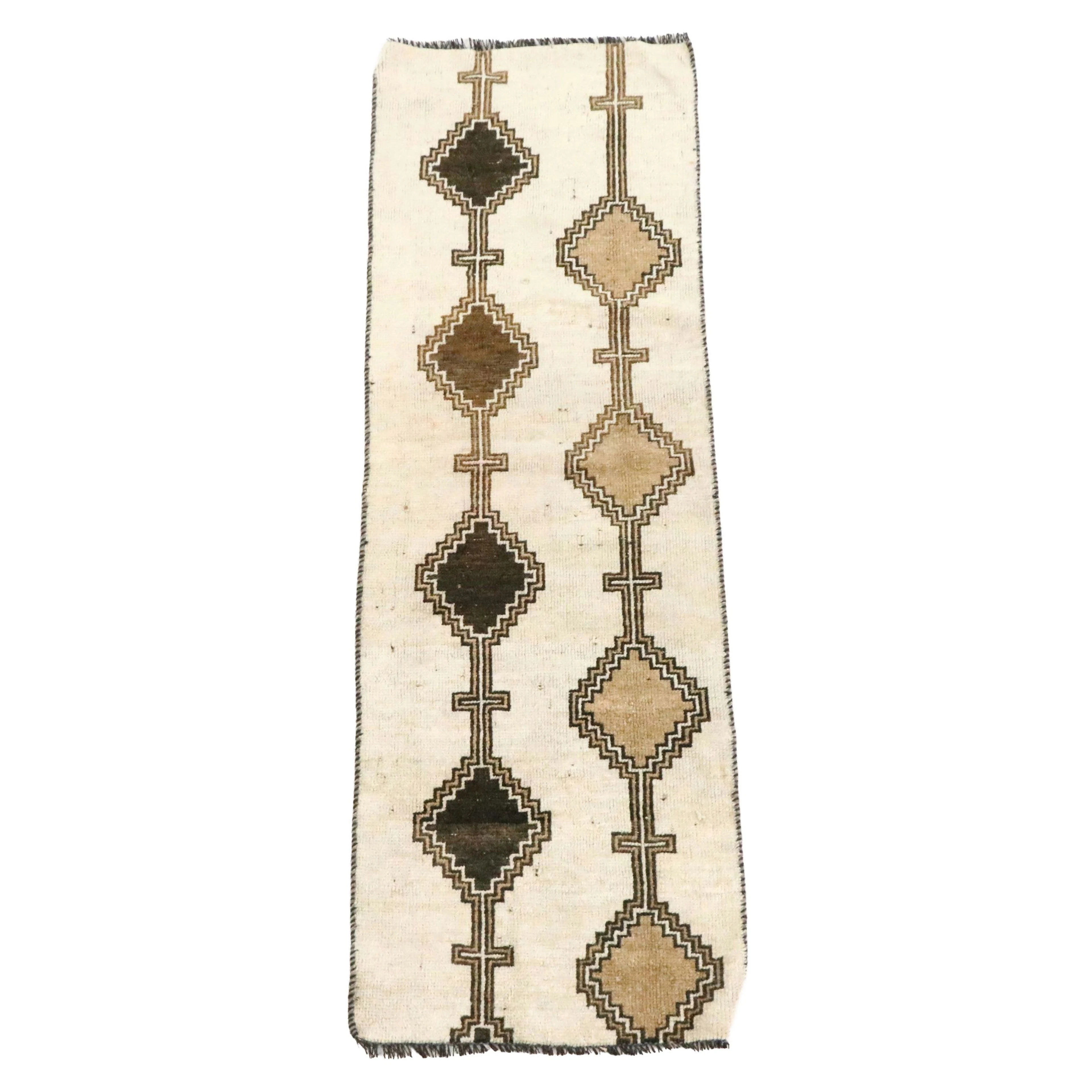 1'8 x 5' Hand-Knotted Persian Yalameh Carpet Runner Remnant
