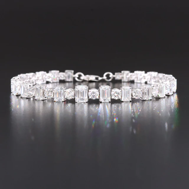 14K 12.69 CTW Lab Grown Diamond Bracelet