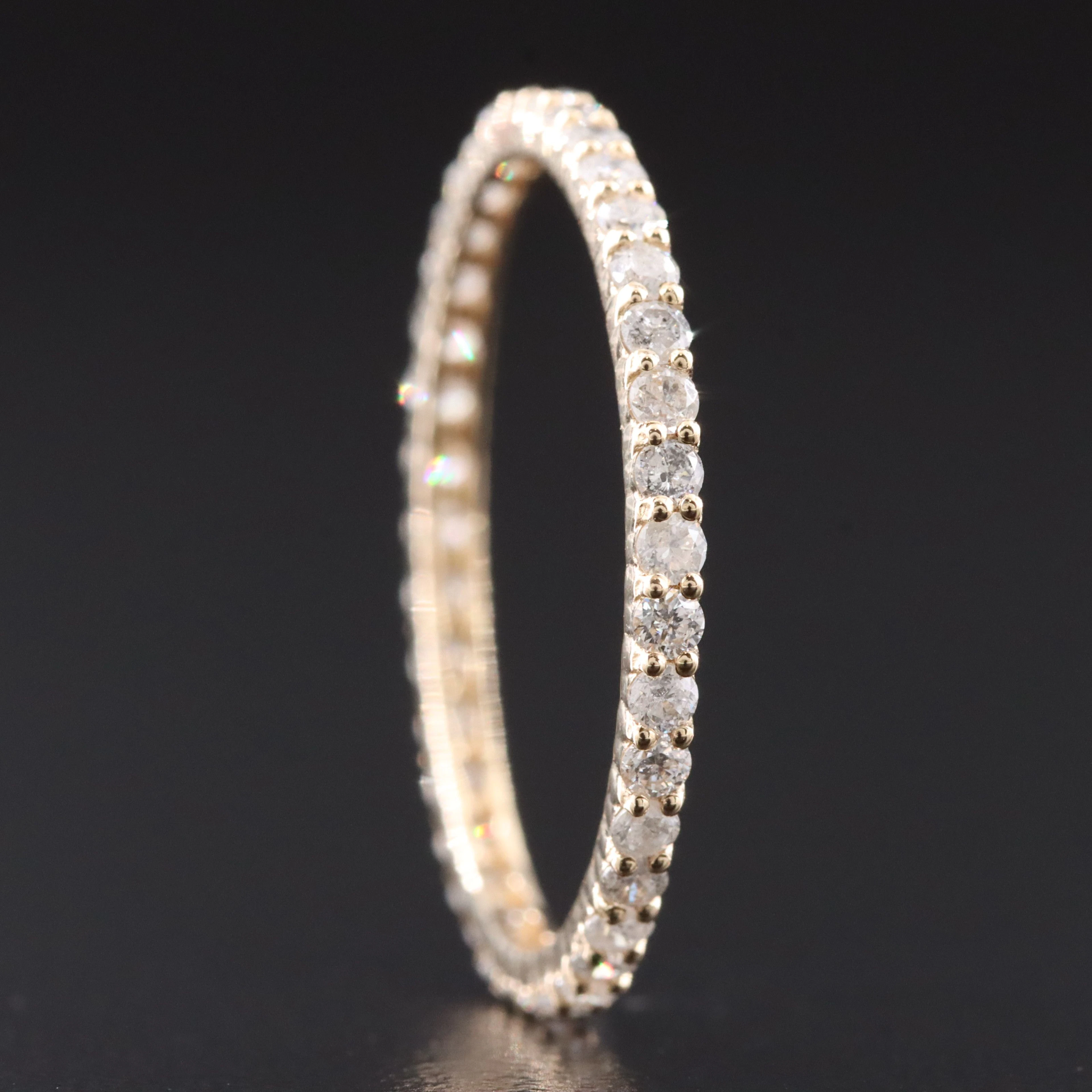 14K 0.58 CTW Diamond Stacking Eternity Band
