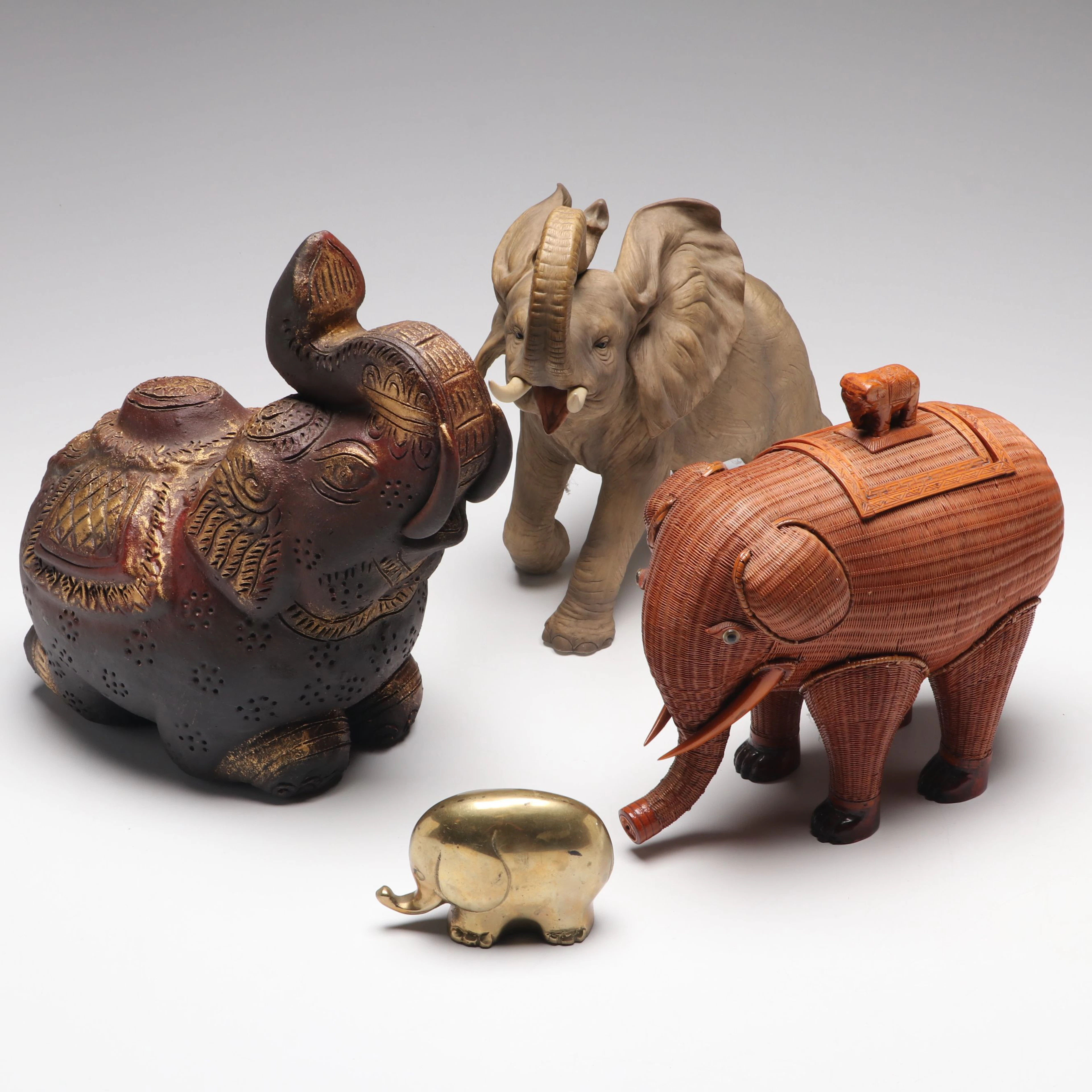 Andrea by Sadek Porcelain Elephant and More Elephant Figurines