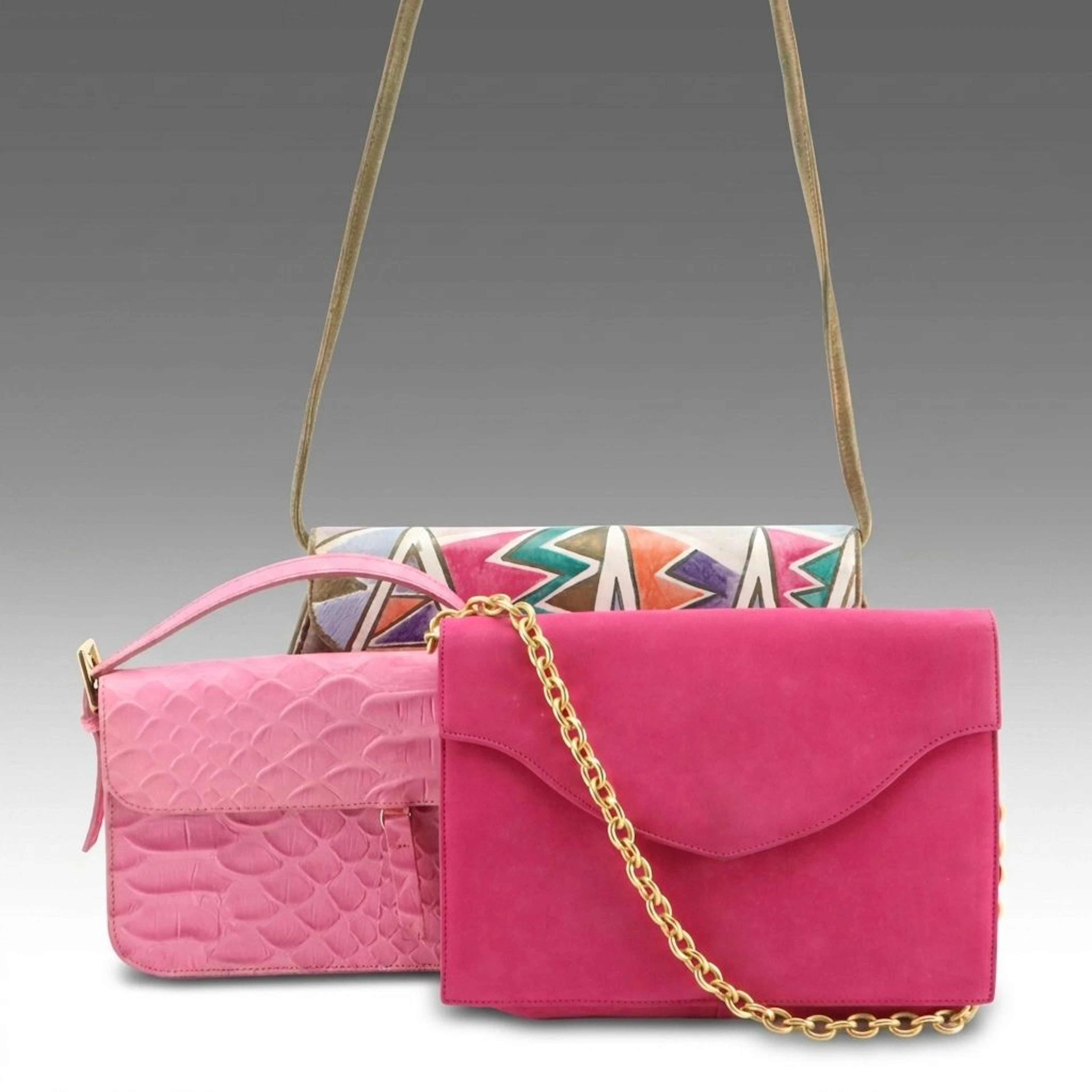 Neiman Marcus and Galerie Collection Crossbody Bags with Tosca Blu Shoulder Bag