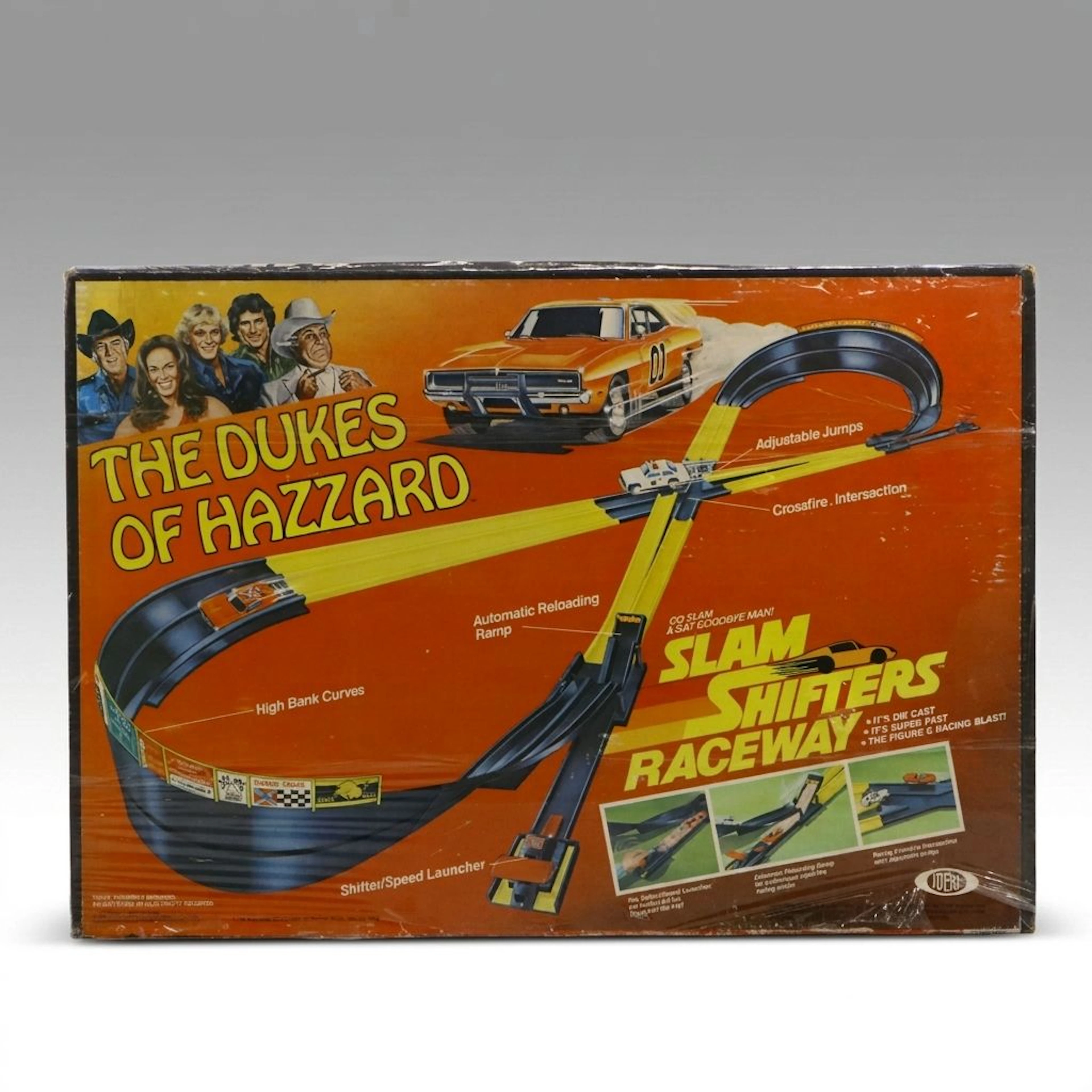 Ideal "The Dukes of Hazzard" Slam Shifter Raceway Toy, 1980s