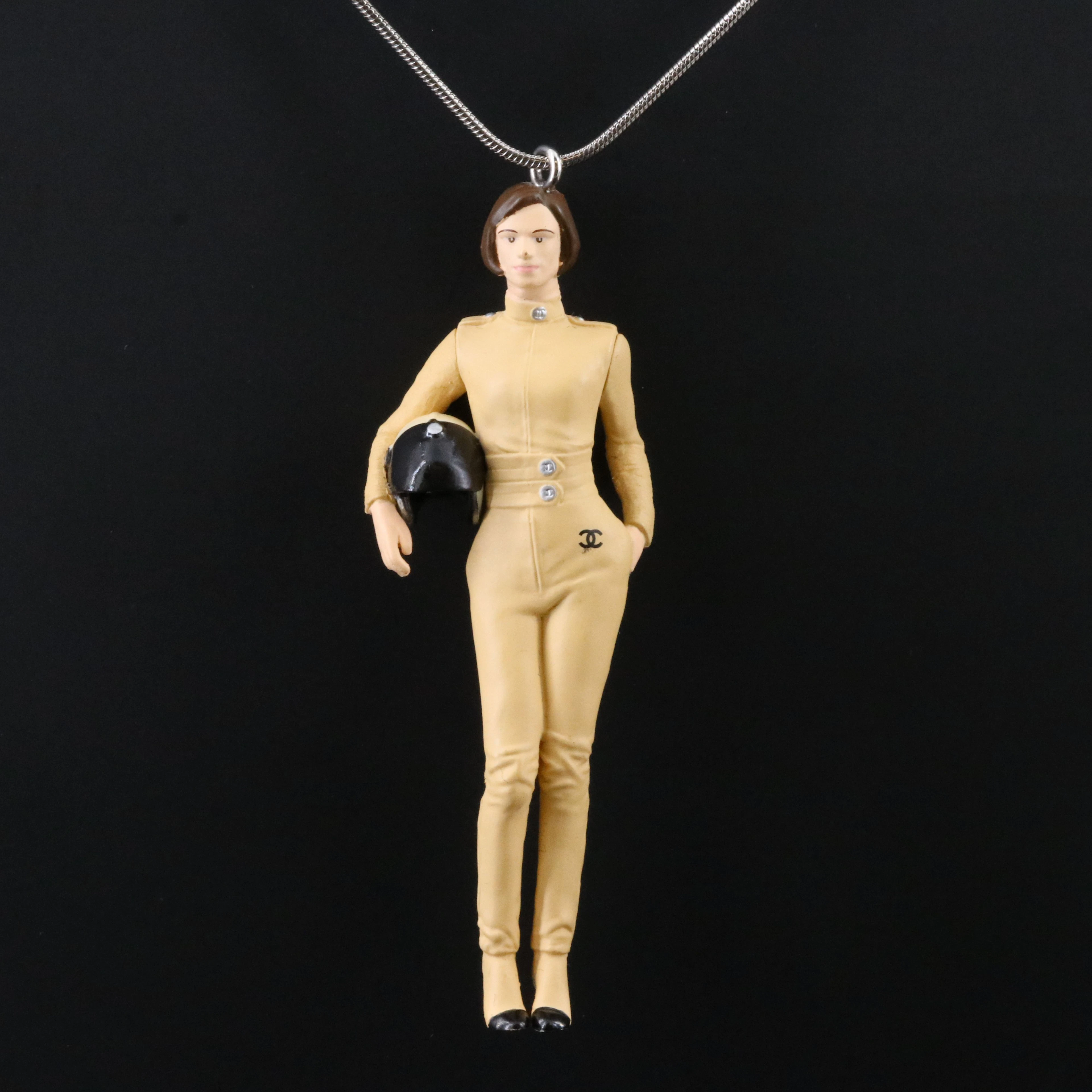 Chanel CC Keira Knightley Motorcycle Necklace