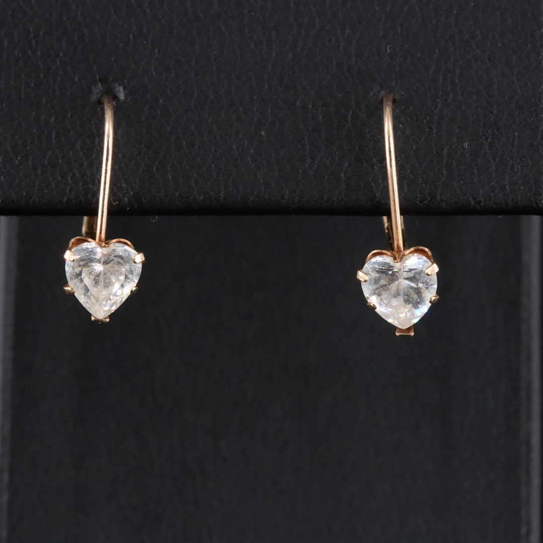 10K CZ Earrings