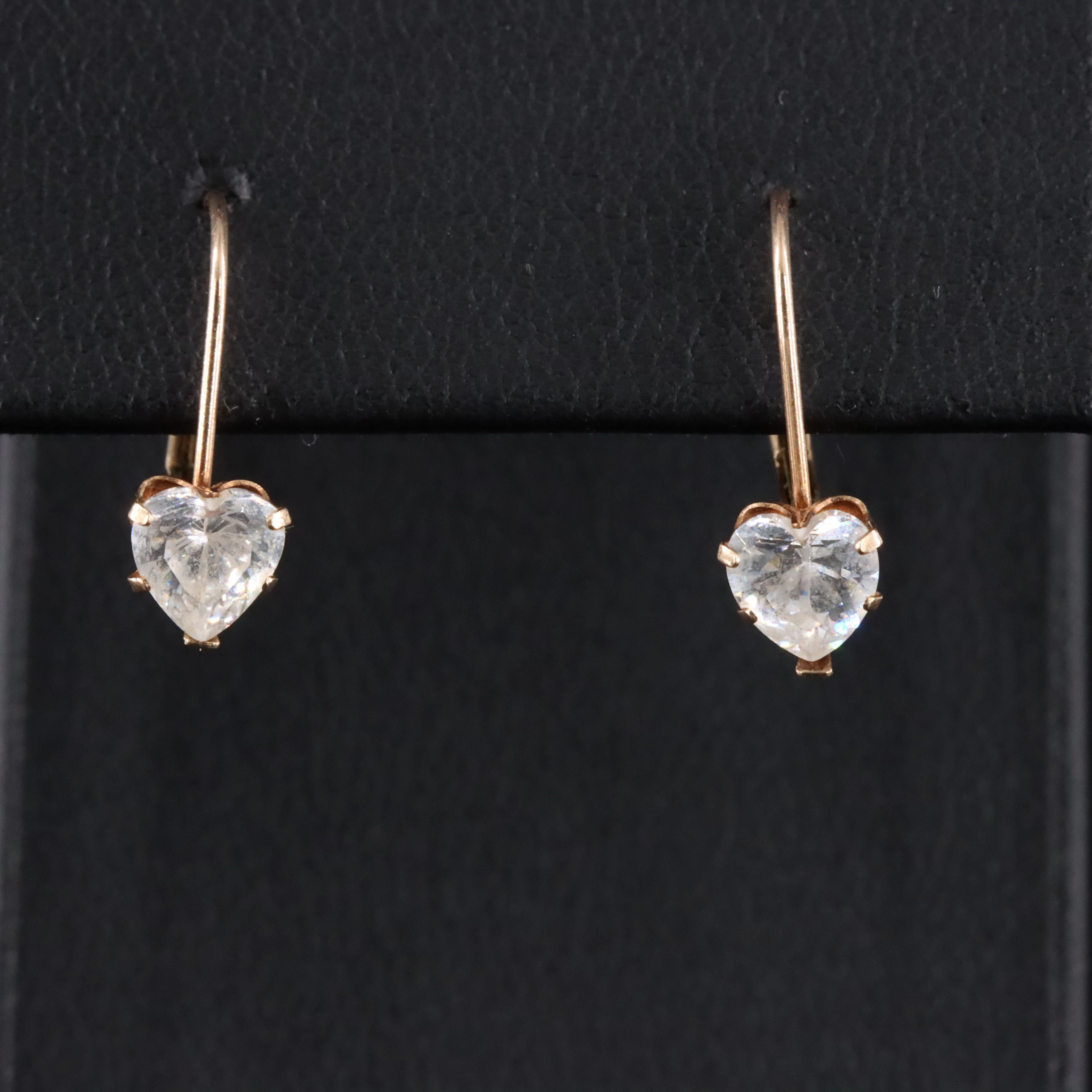 10K CZ Earrings