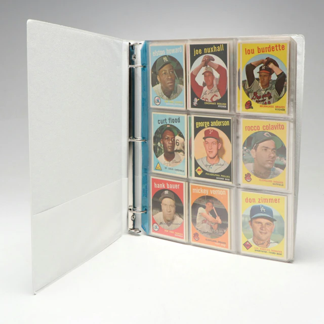 1959 Topps Baseball Cards with Sparky Anderson Rookie and Curt Flood