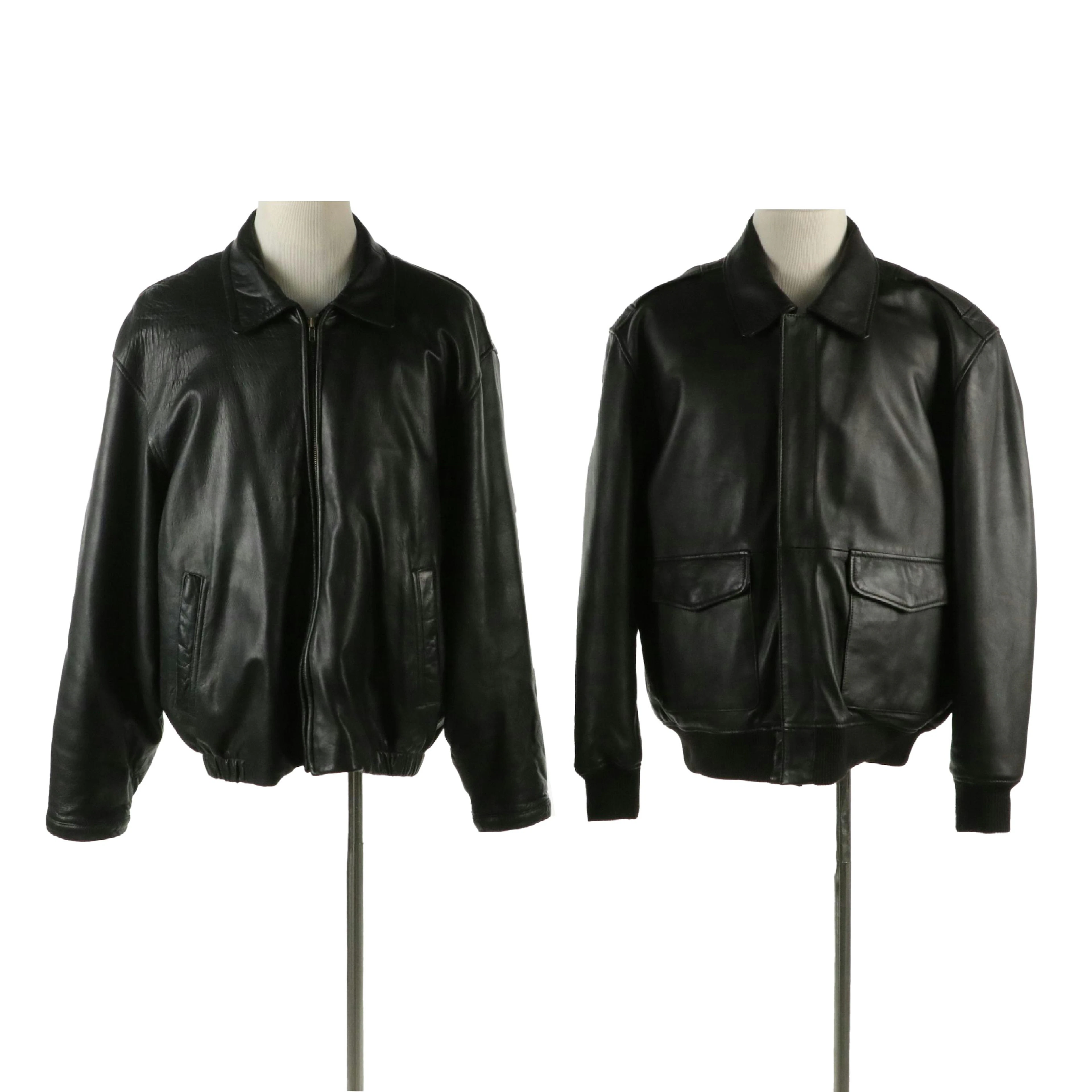 Men's Kenneth Cole Reaction and Blue Eagle Leather Jackets