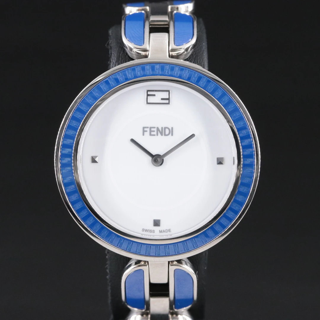 Fendi "My Way" Stainless Steel and Enamel Quartz Dress Watch