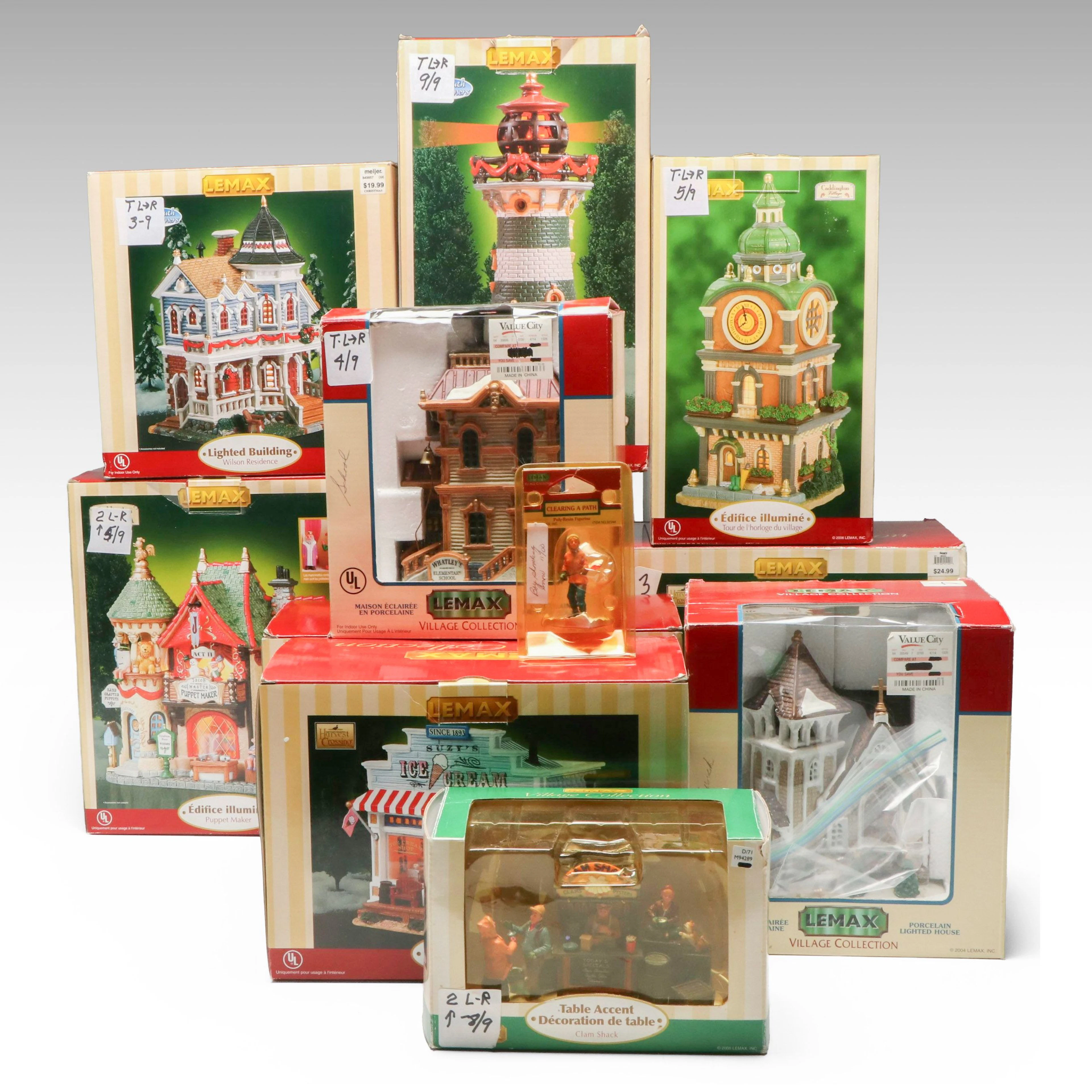 Lemax "Puppet Maker", "Roy's Diner" and More Christmas Village Décor