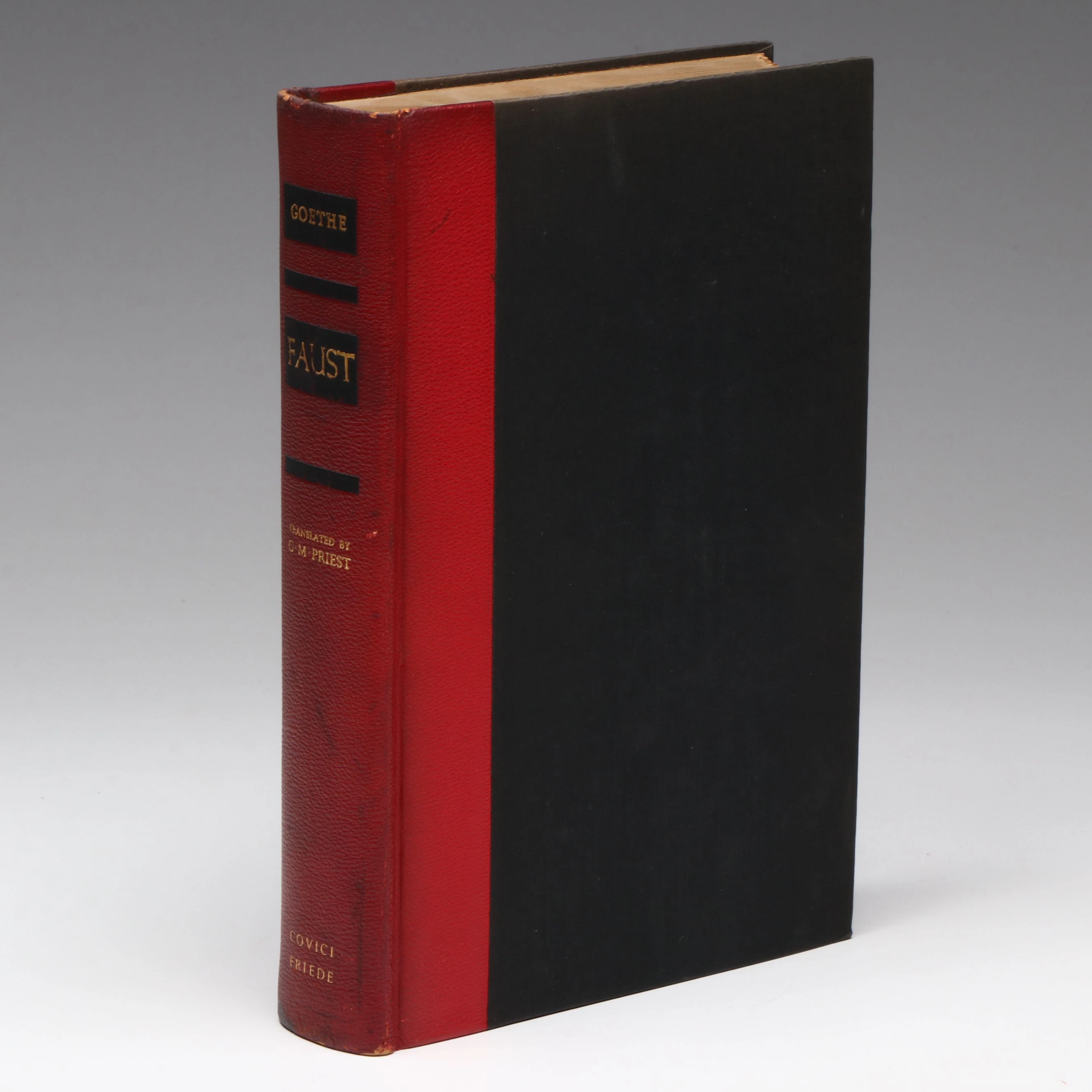 Translator Signed Limited Edition "Faust" by Johann Wolfgang von Goethe, 1932