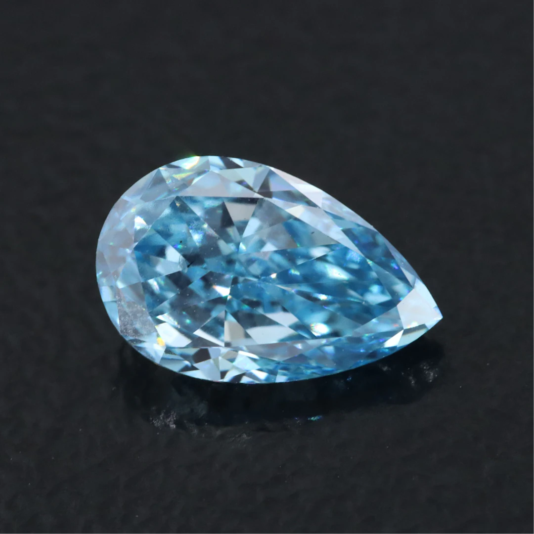 Loose 1.01 CT Fancy Vivid Blue Lab Grown Diamond with IGI Report
