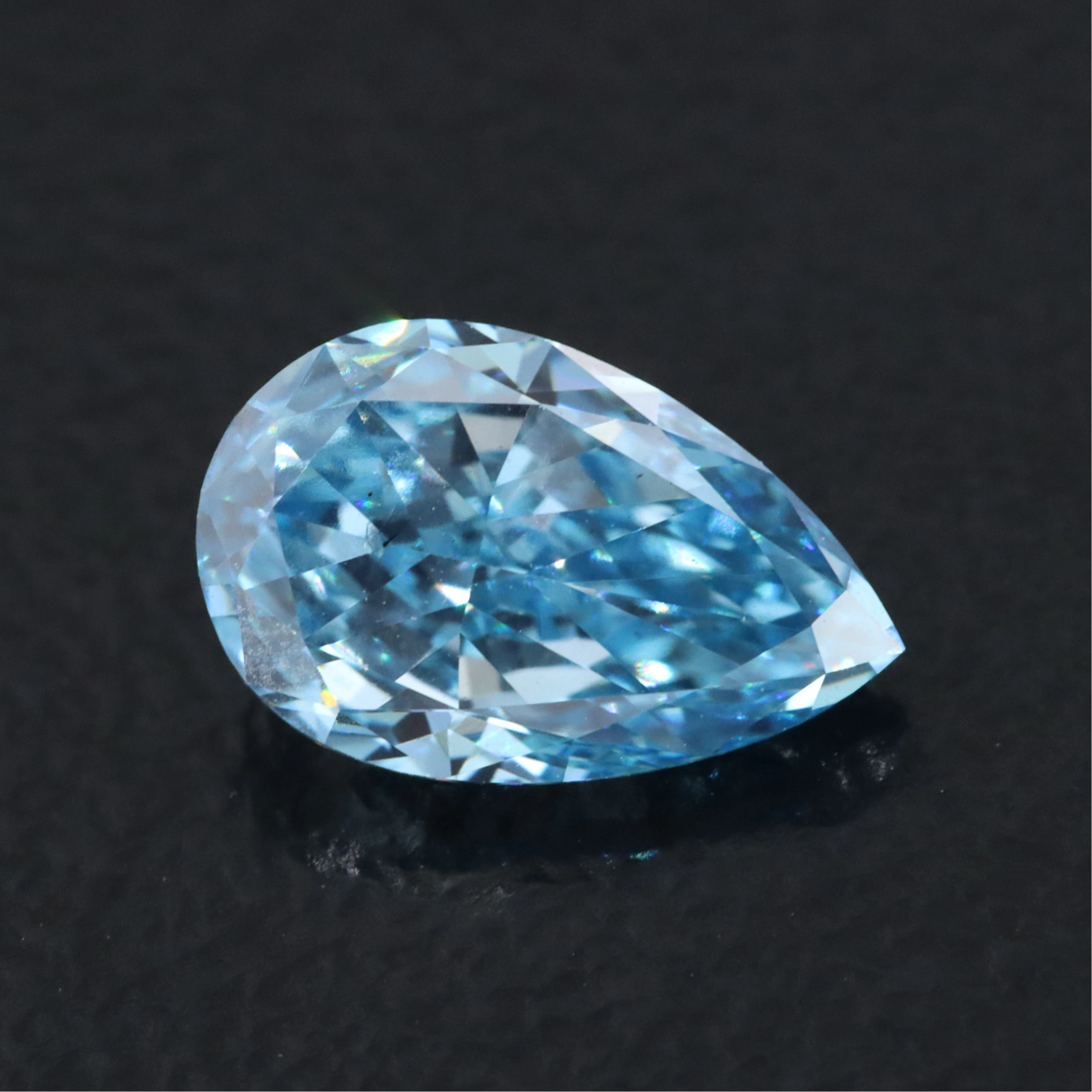Loose 1.01 CT Fancy Vivid Blue Lab Grown Diamond with IGI Report