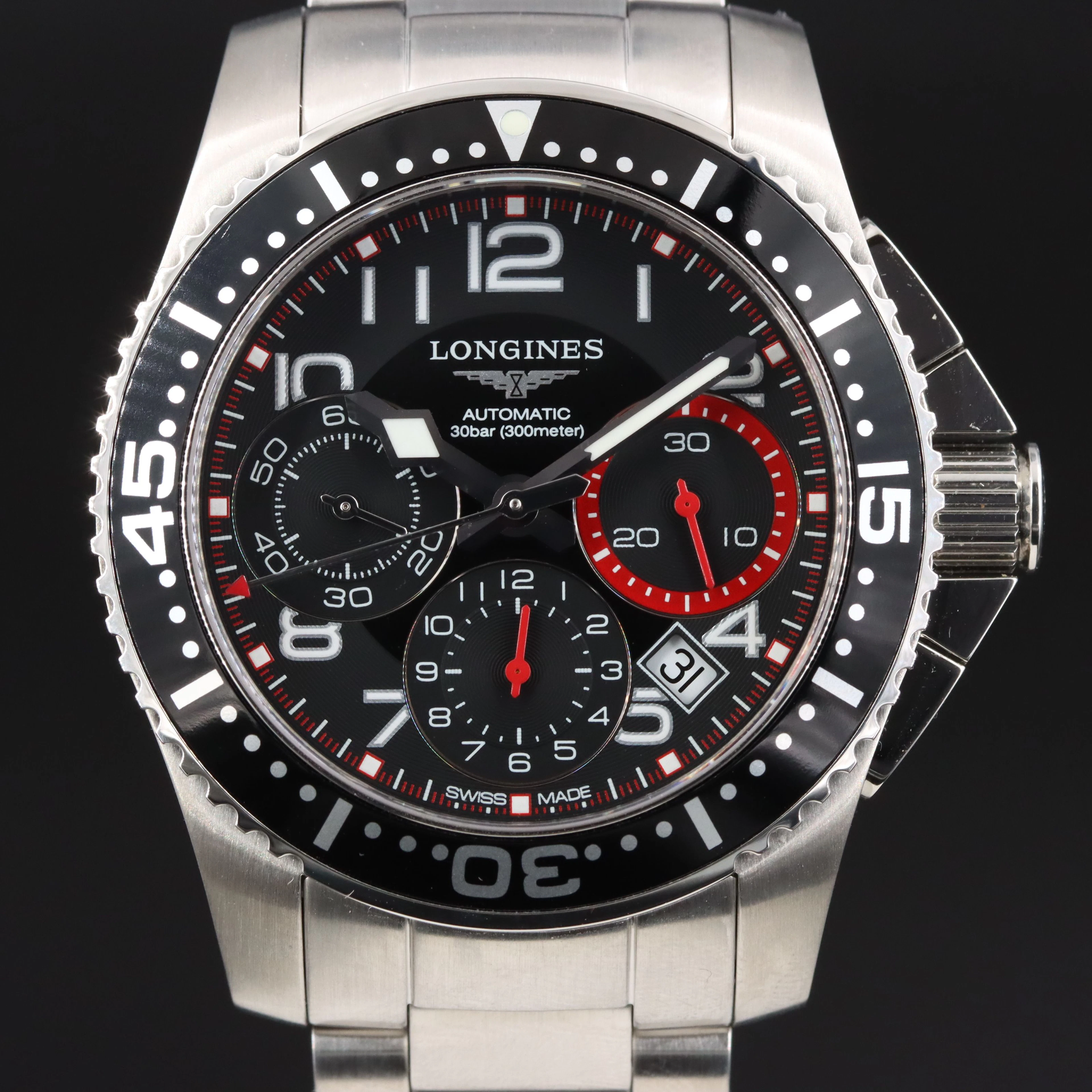 Longines Hydroconquest Chronograph 41mm Automatic Watch