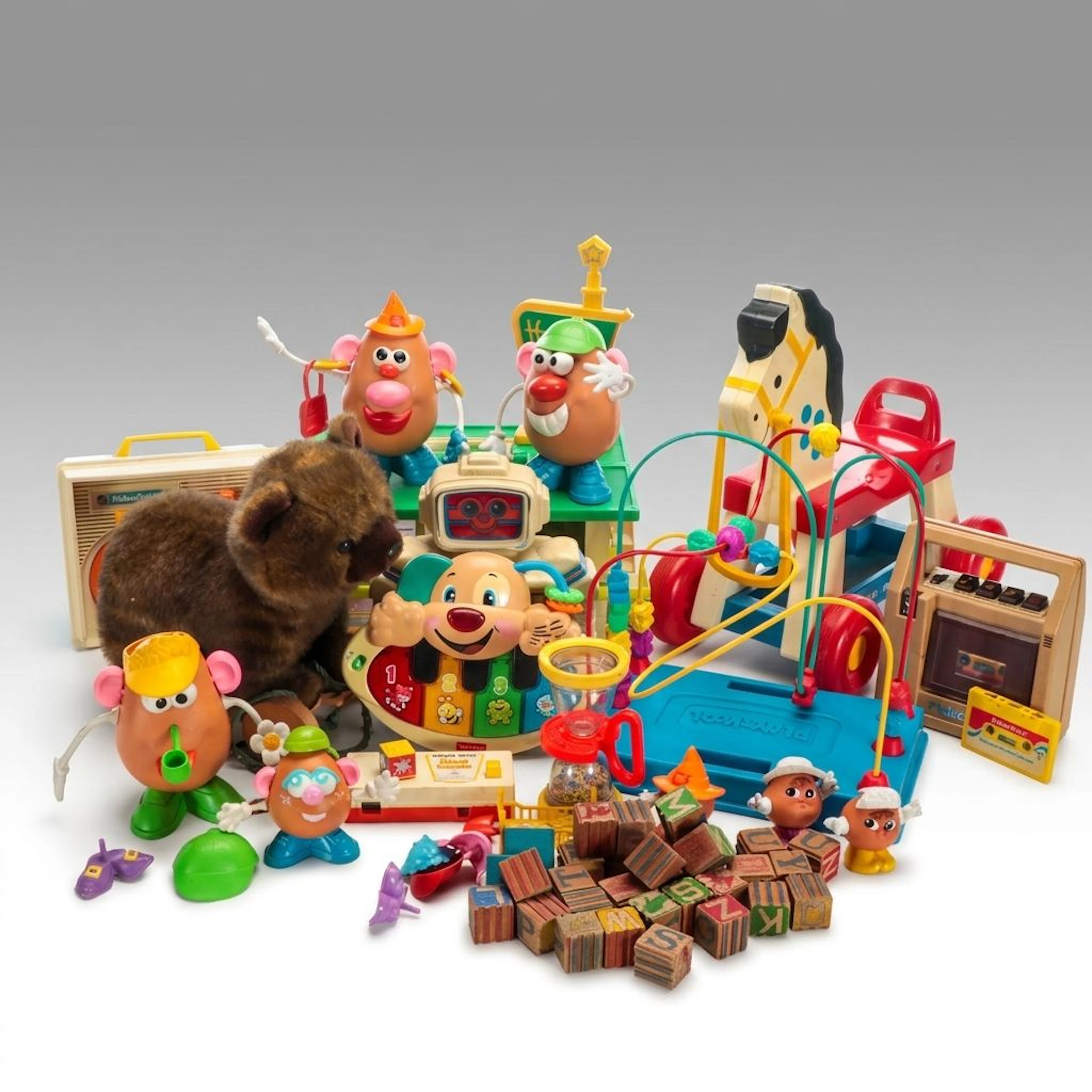 PlaySkool "Holiday Inn" Playset, Fisher-Price Horse and More Toys, Vintage