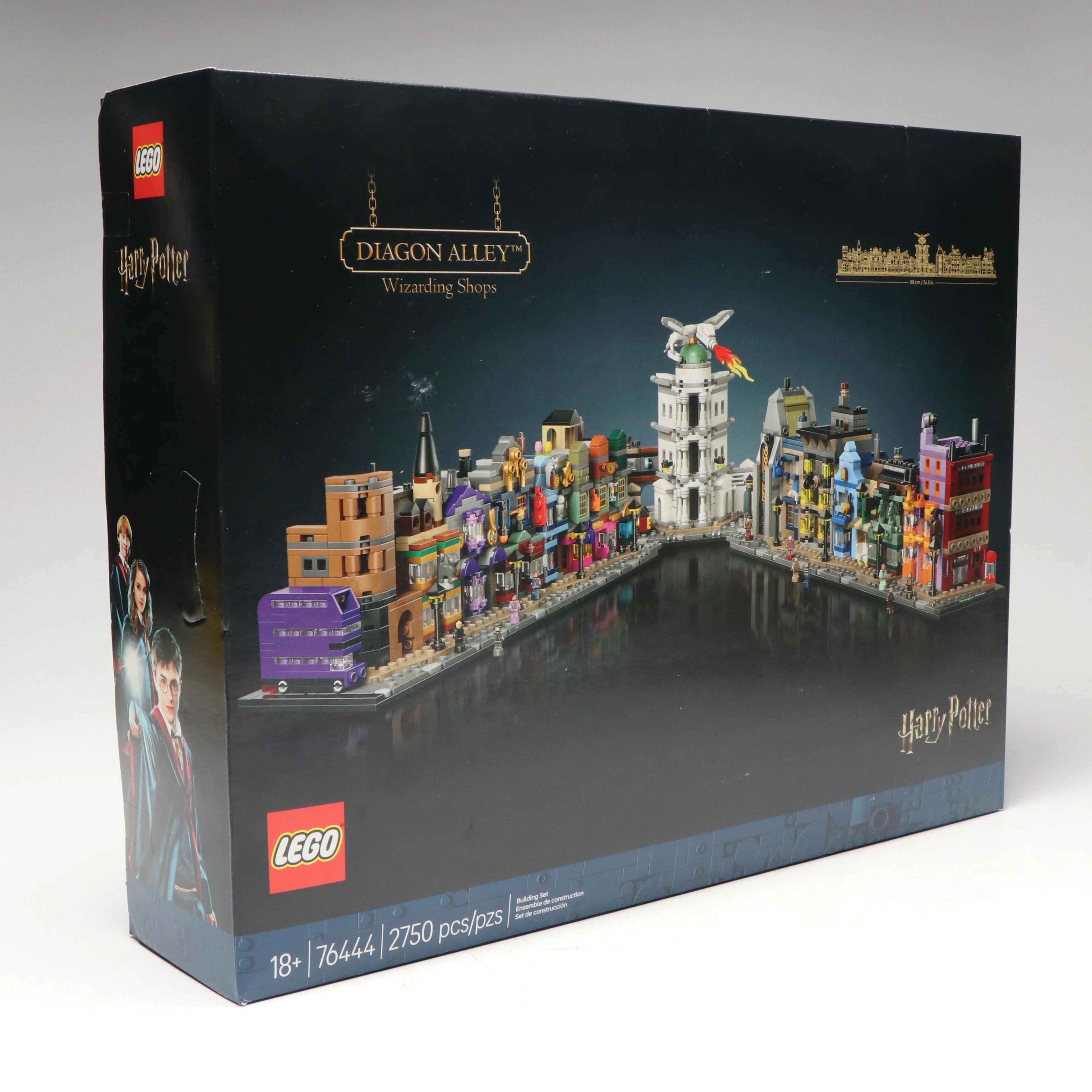 LEGO Harry Potter "Diagon Alley: Wizarding Shops" Construction Set, 21st C.