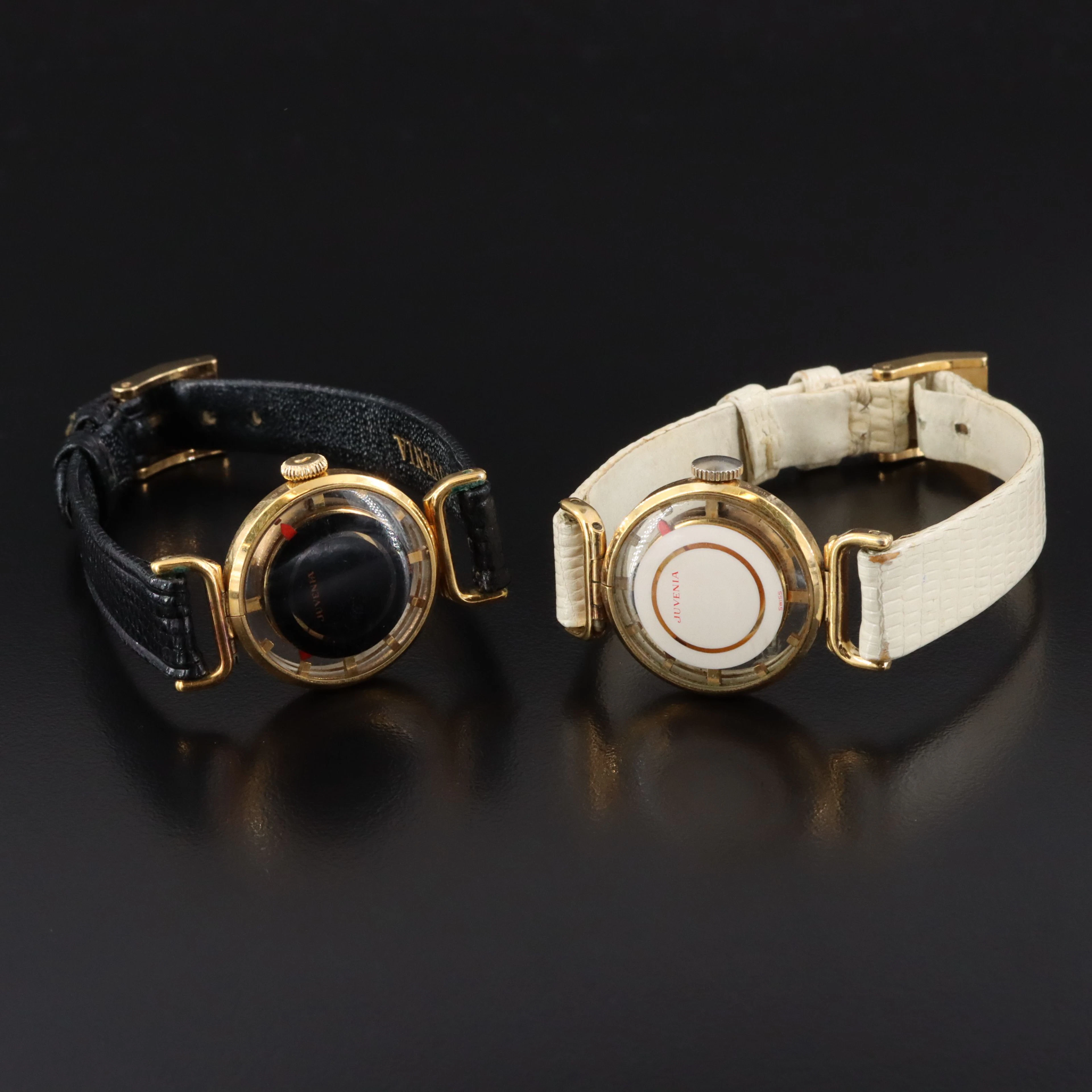 Vintage Juvenia Mystery Dial Cocktail Watches