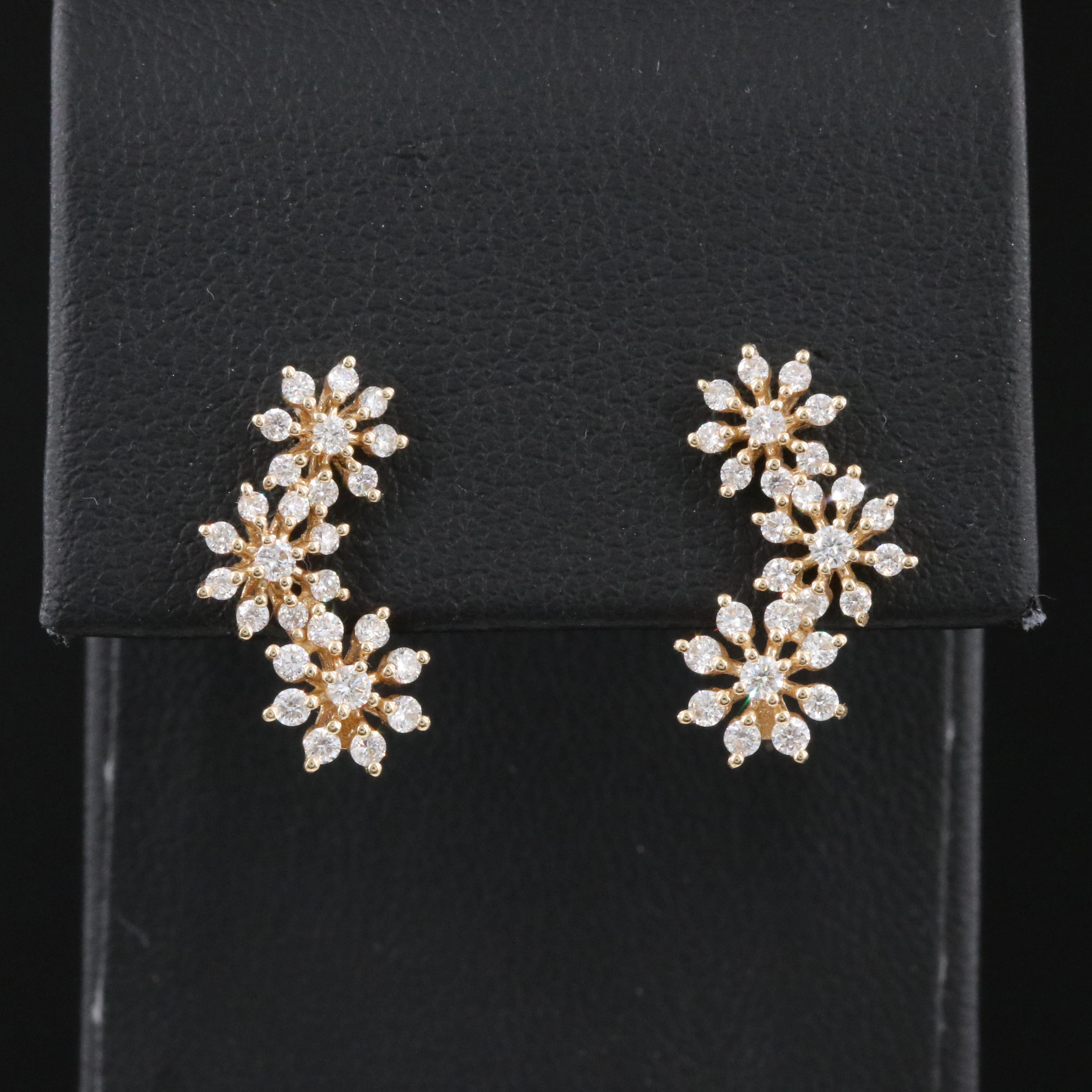 EFFY 14K 0.80 CTW Diamond Drop Earrings