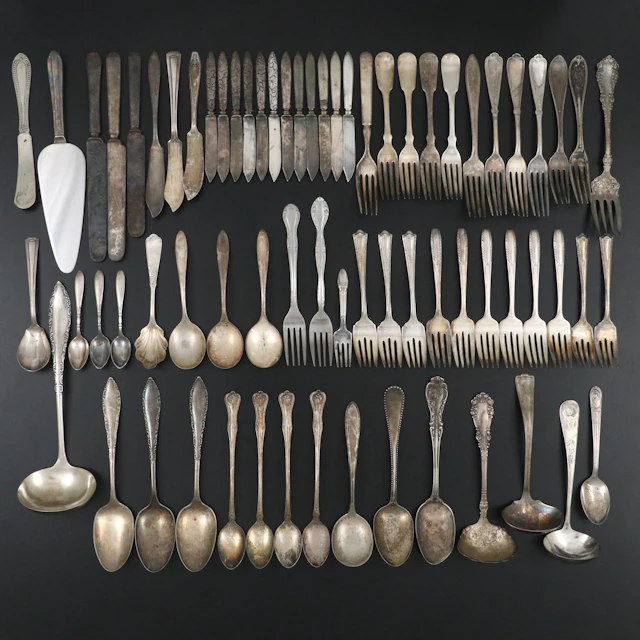 1847 Rogers Bros, Holmes & Edwards and More Silver Plate Flatware