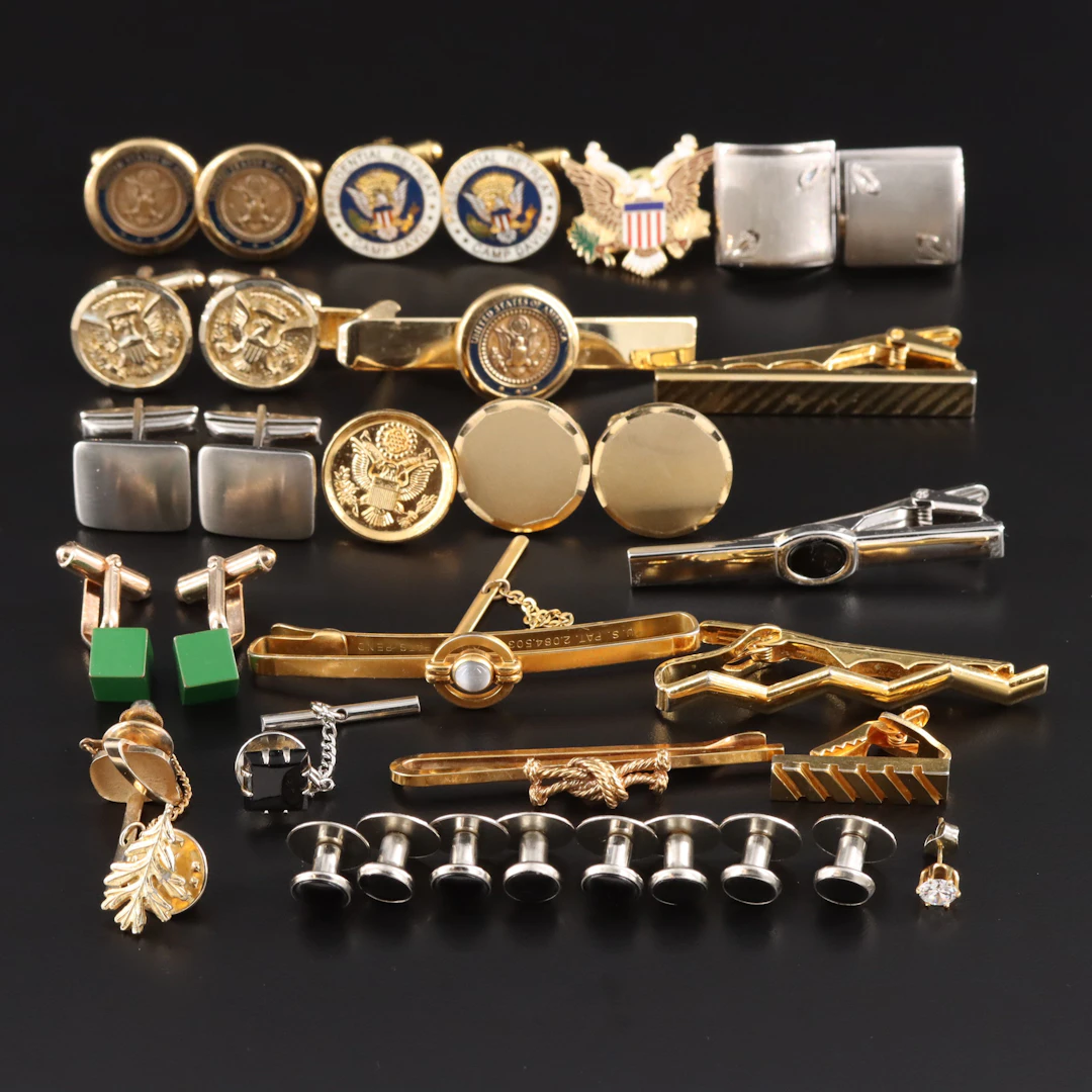 United States of American and Camp David Cuff Links Included in Collection