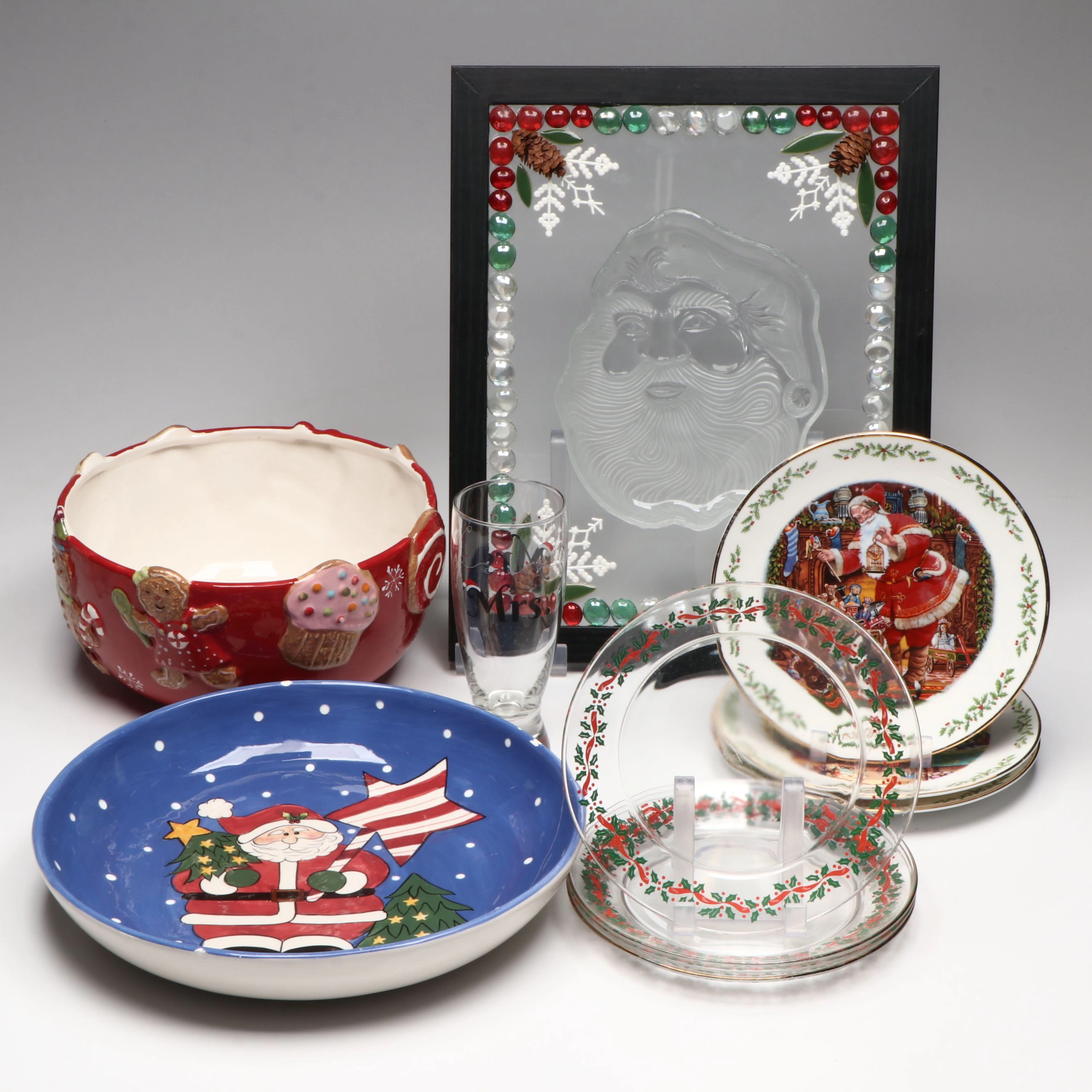 Lenox "International Victorian Santas" Porcelain Collector Plates