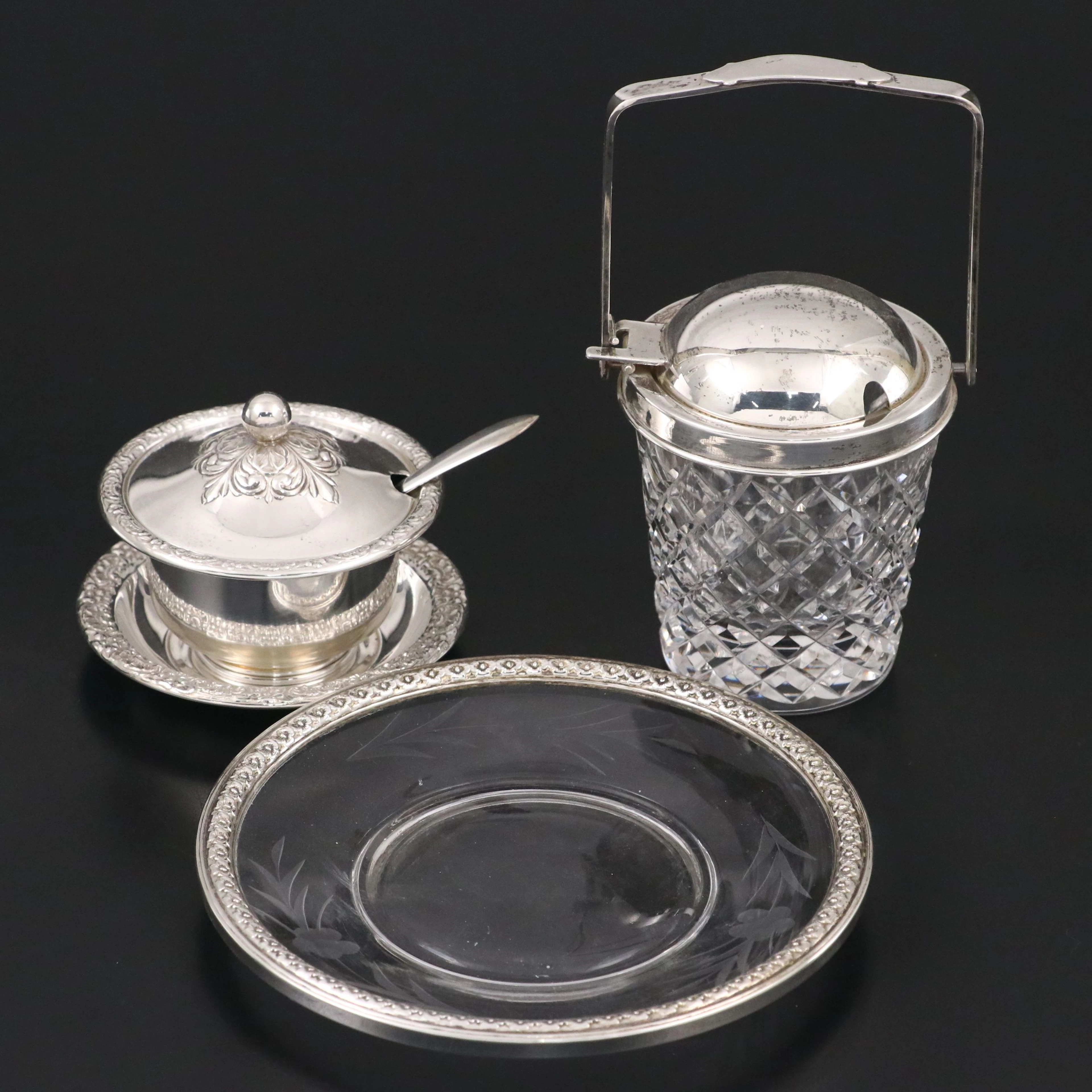 Amston Sterling Silver and More Tea Service Accessories