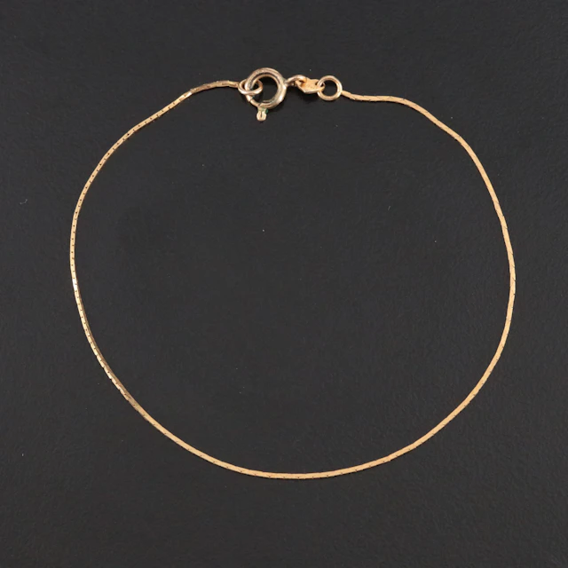 14K Cobra Chain Bracelet