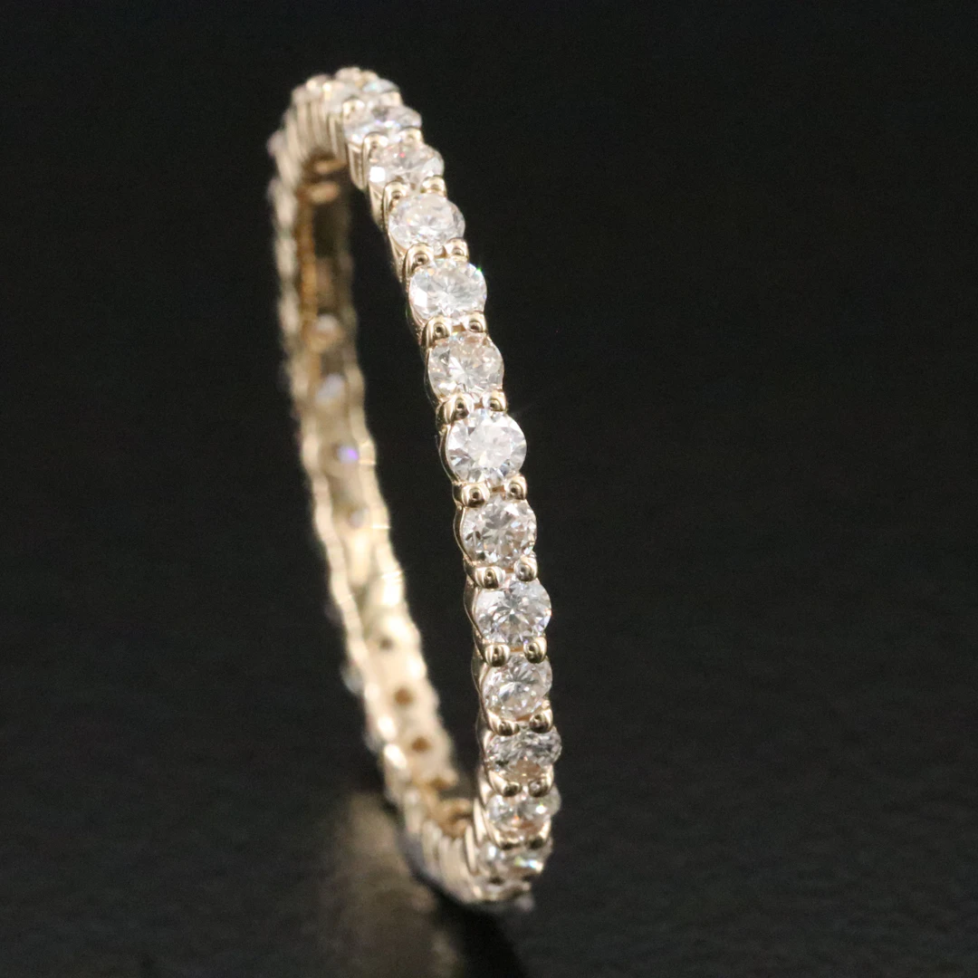 14K 0.76 CTW Diamond Eternity Band