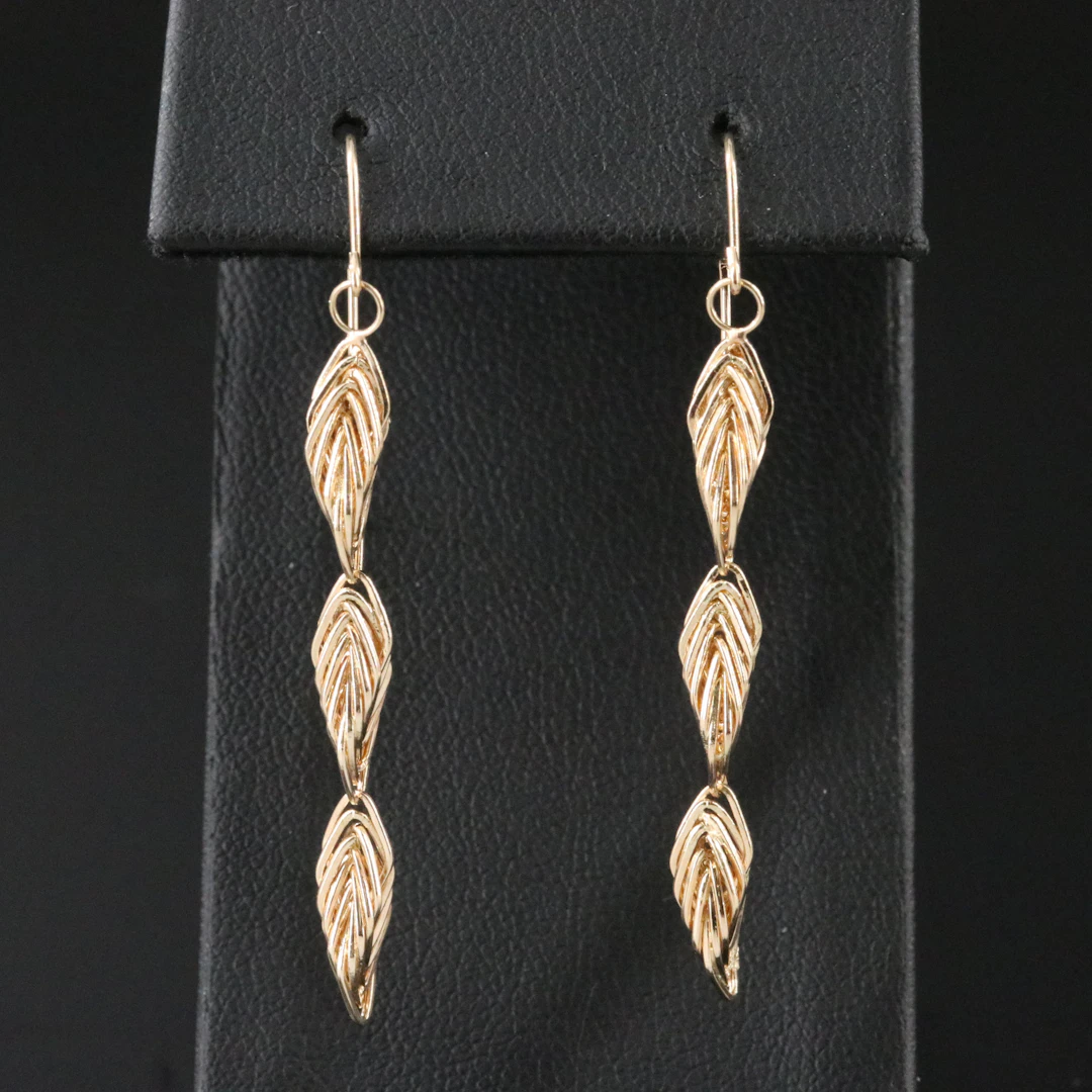 14K Dangle Earrings