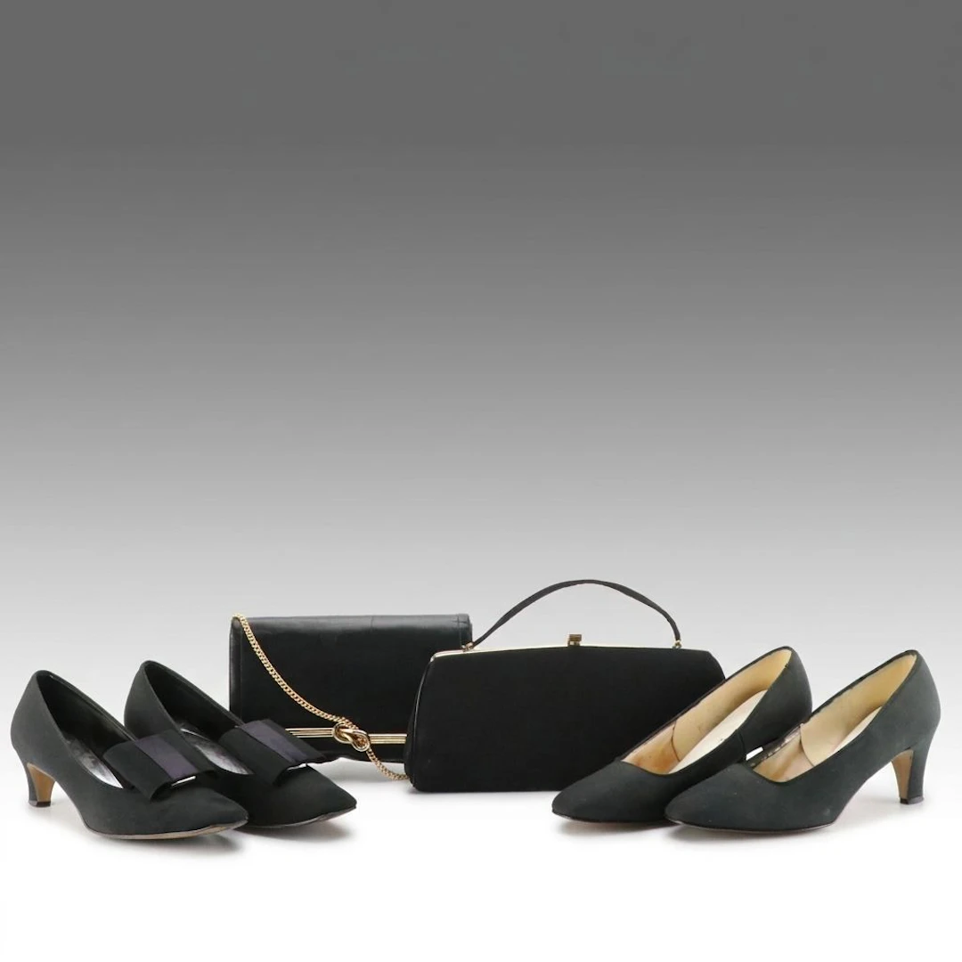 Harry Levine and Susan Gail Evening Bags with Imperial and Encanto Pumps