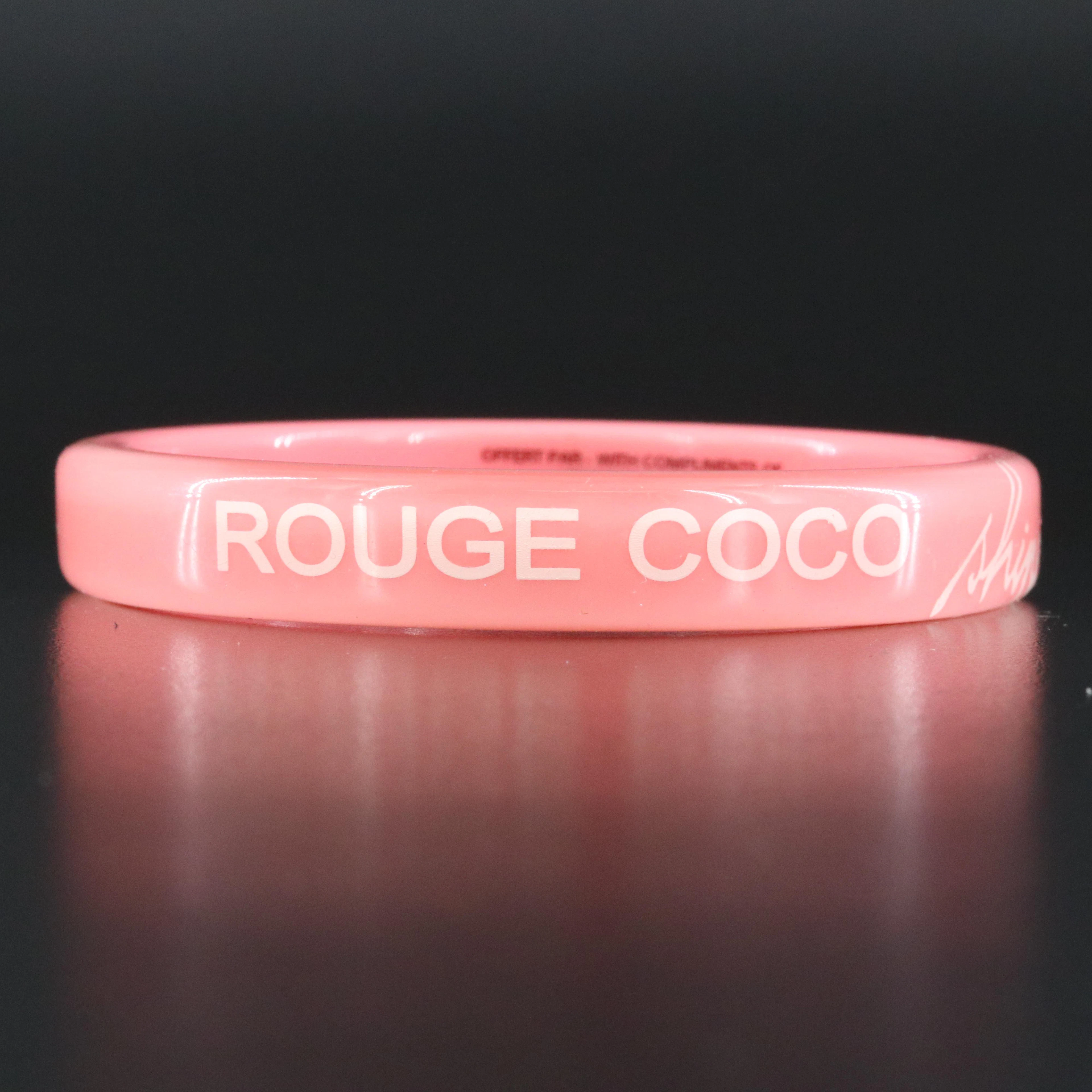 Chanel Rouge Coco Shine Resin Bracelet