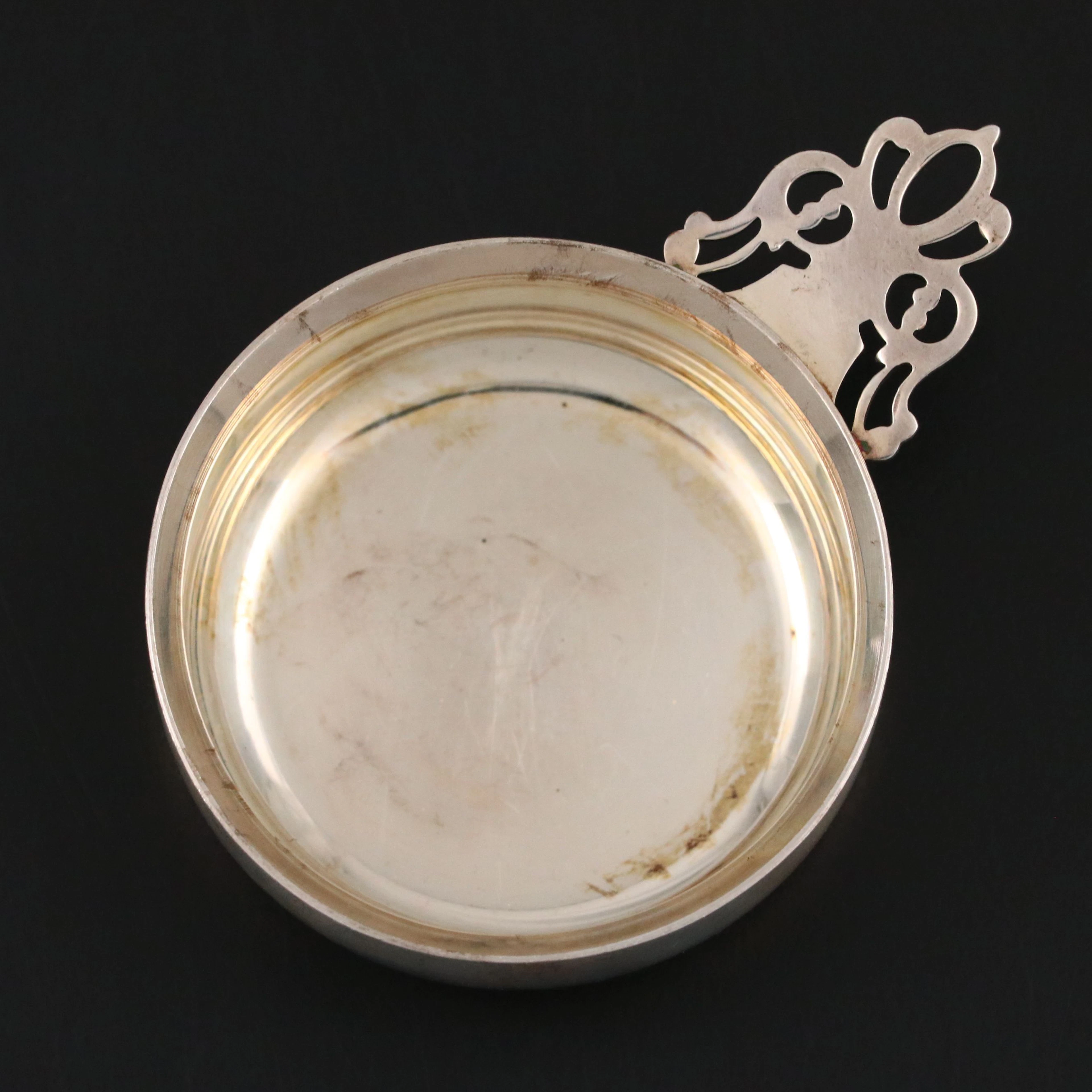 Lunt Silversmiths for Cartier Sterling Silver Small Porringer