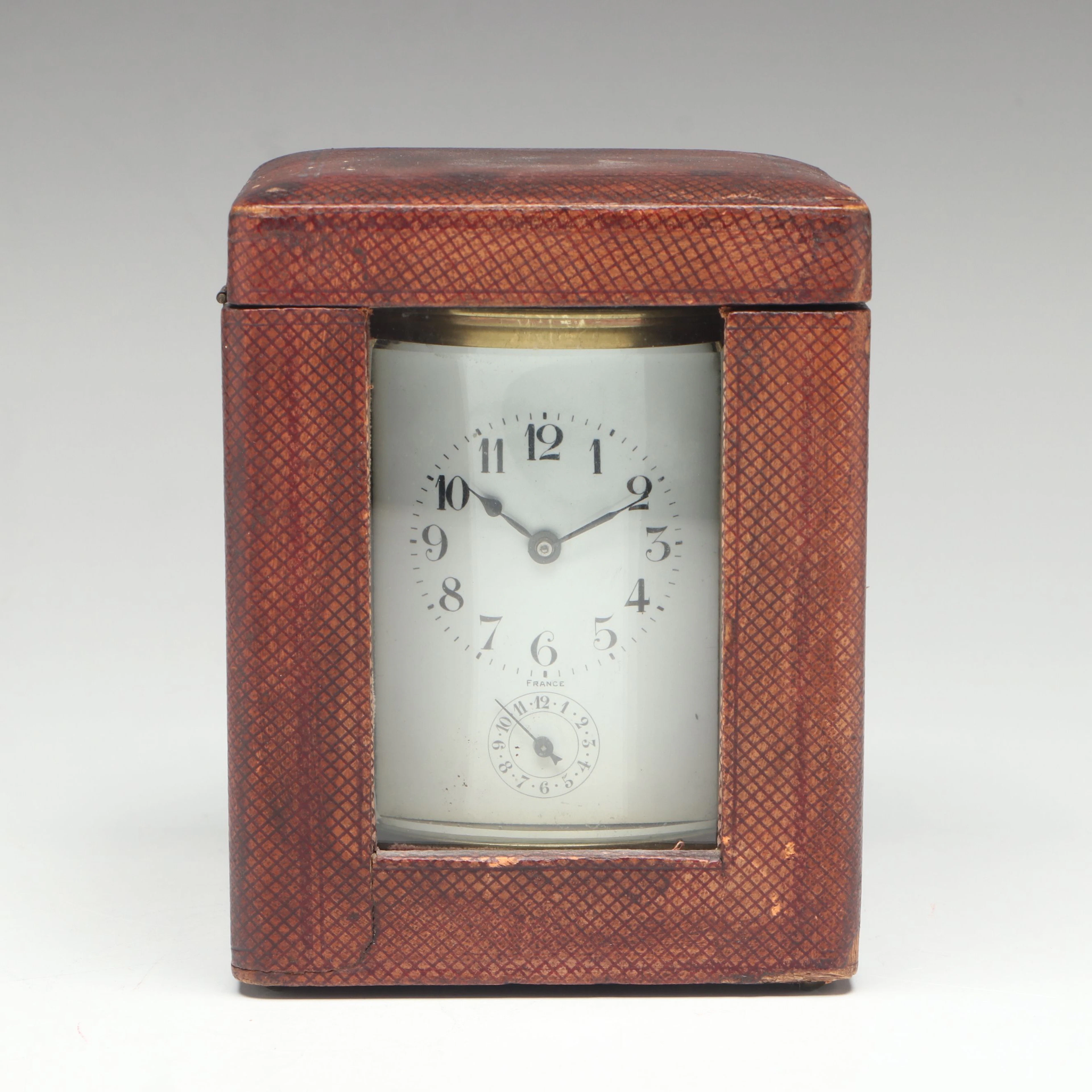 Harris & Harrington French Carriage Clock with Case, Late 19th/Early 20th C.
