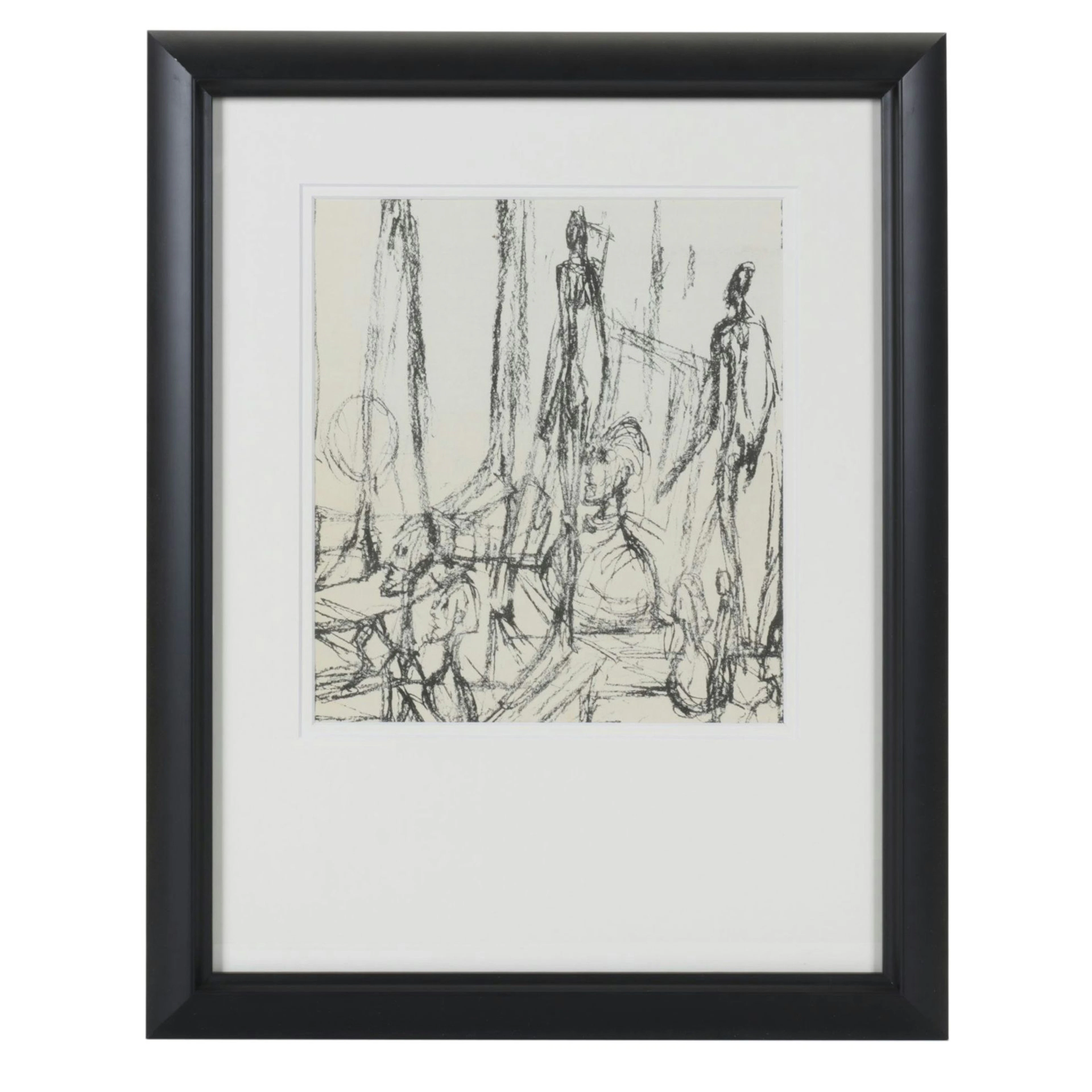Alberto Giacometti Lithograph for "Derrière le Miroir," 1951