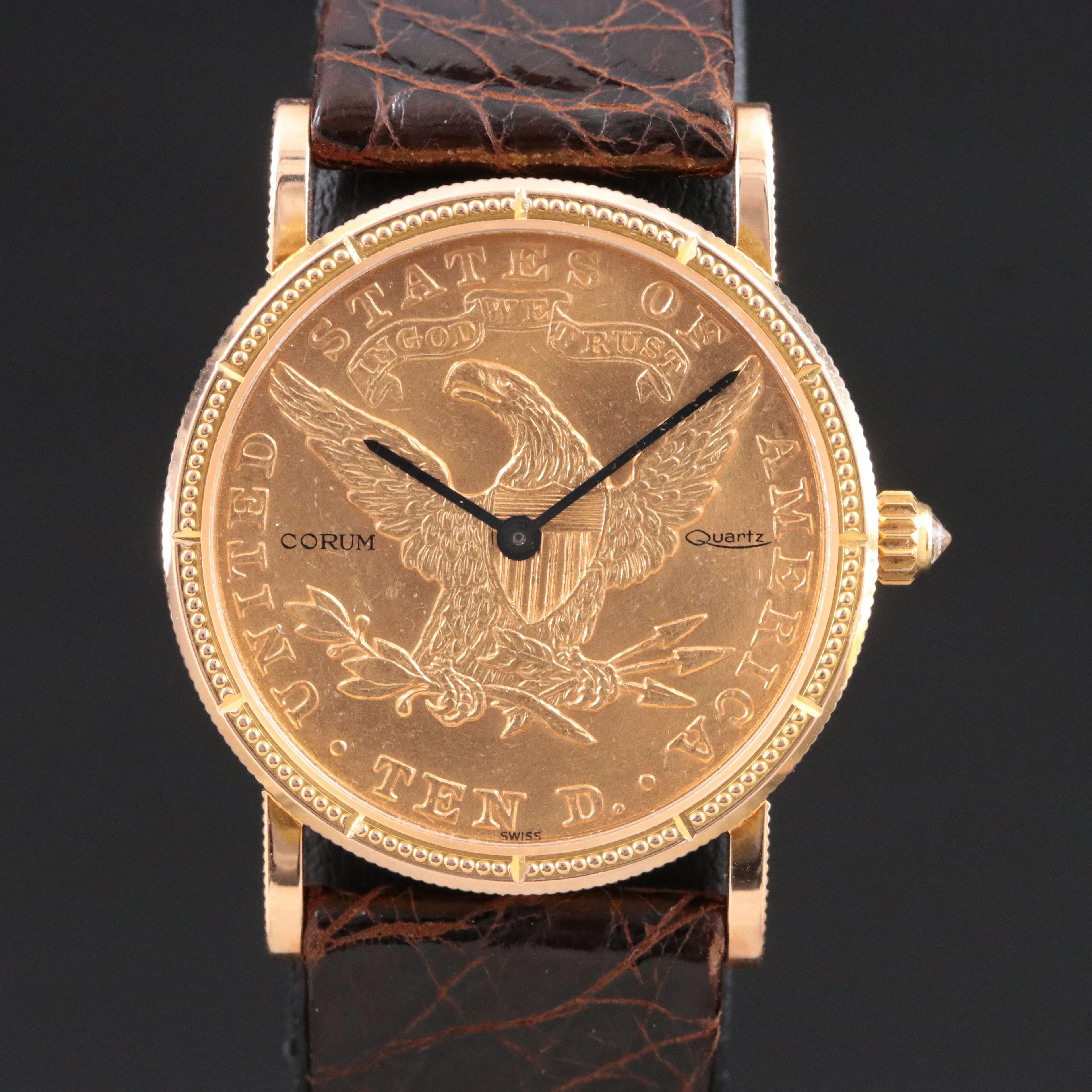 Corum 1880 Ten Dollar Liberty Head Coin Quartz Watch