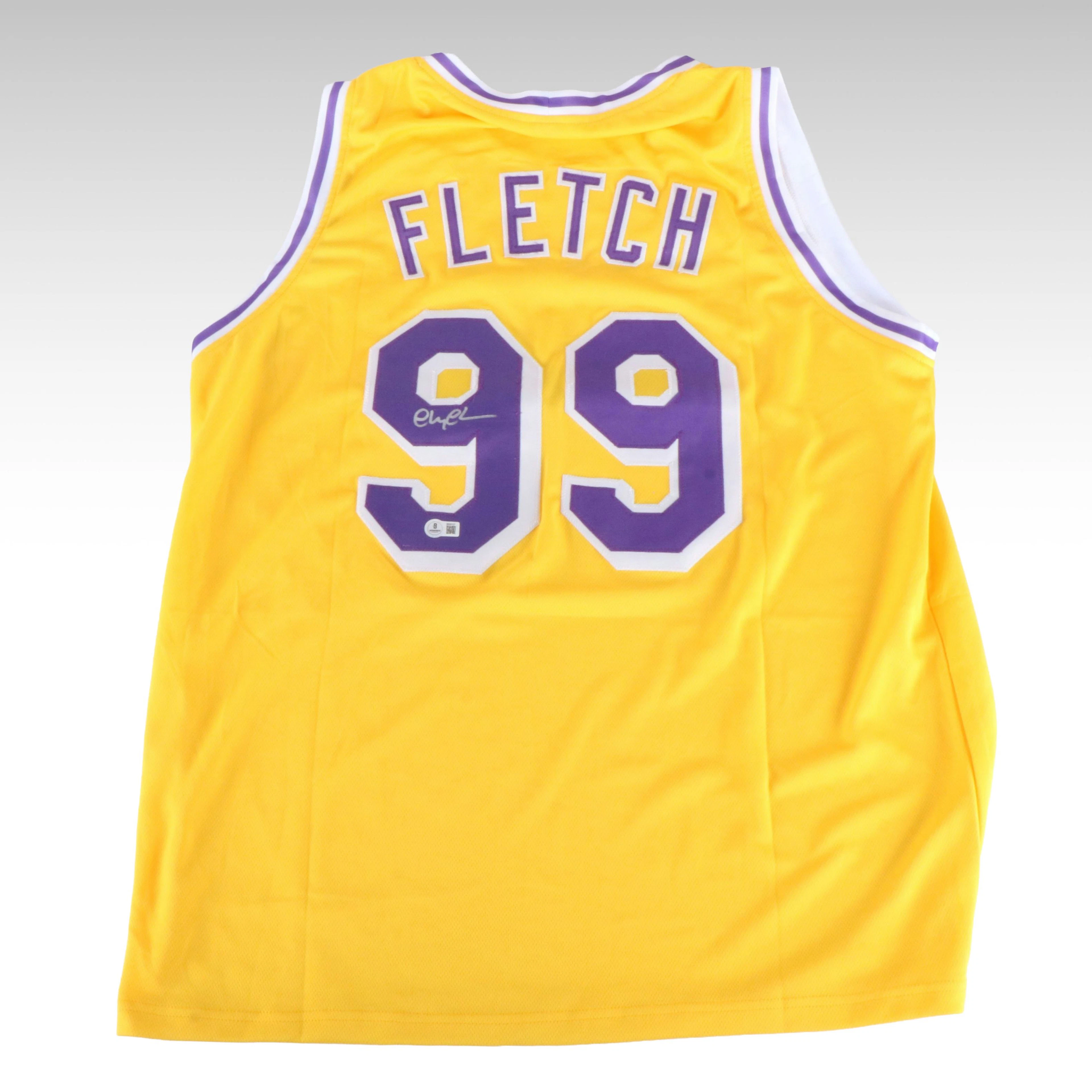Chevy Chase Signed "Fletch" Los Angeles Lakers Basketball Jersey, Beckett