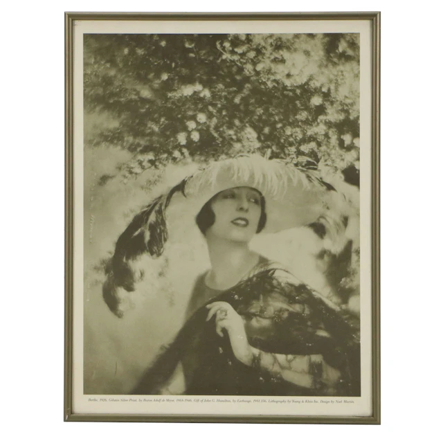 Halftone After Baron Adolf de Meyer "Berthe"