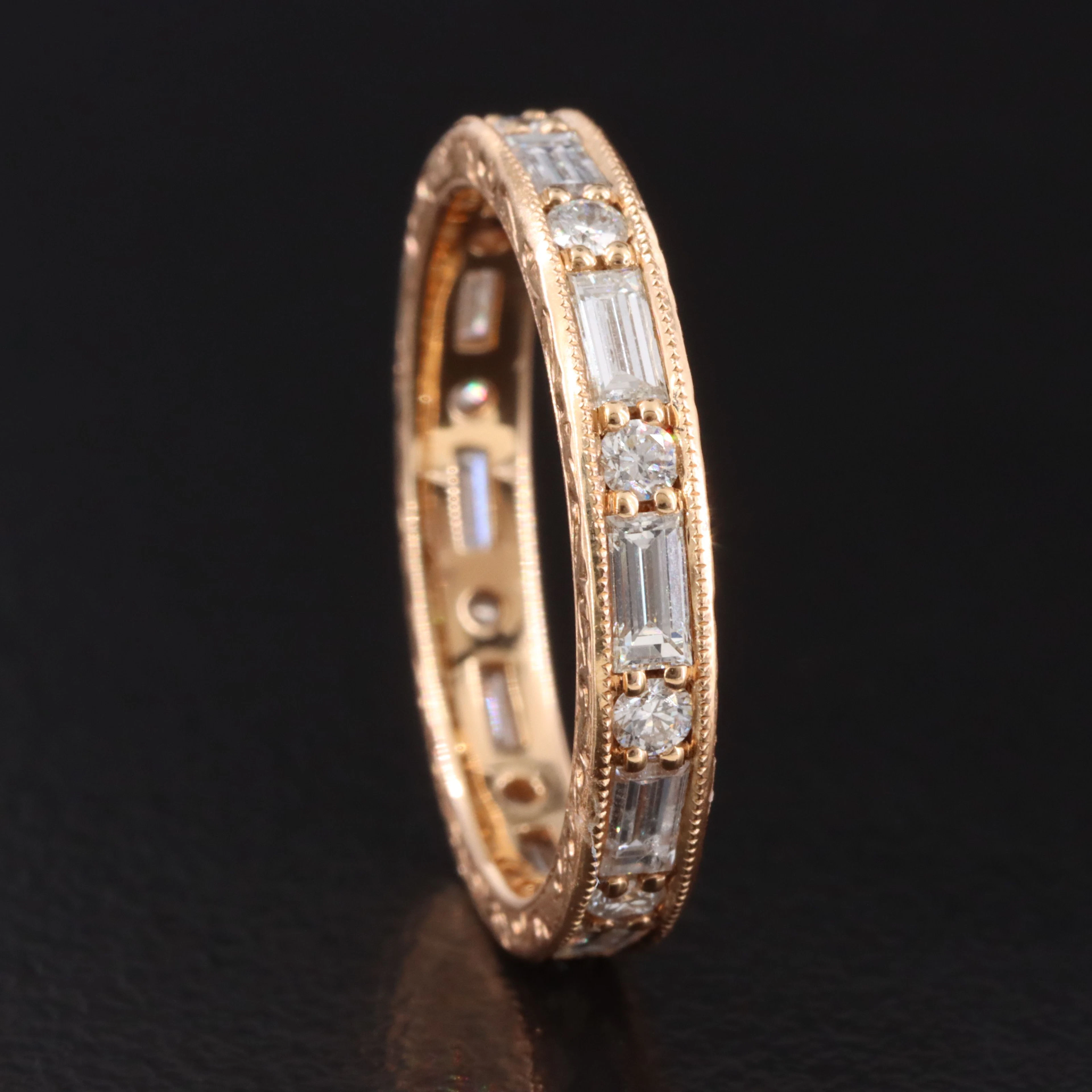18K Rose Gold Penny Preville 1.00 CTW Diamond Eternity Band