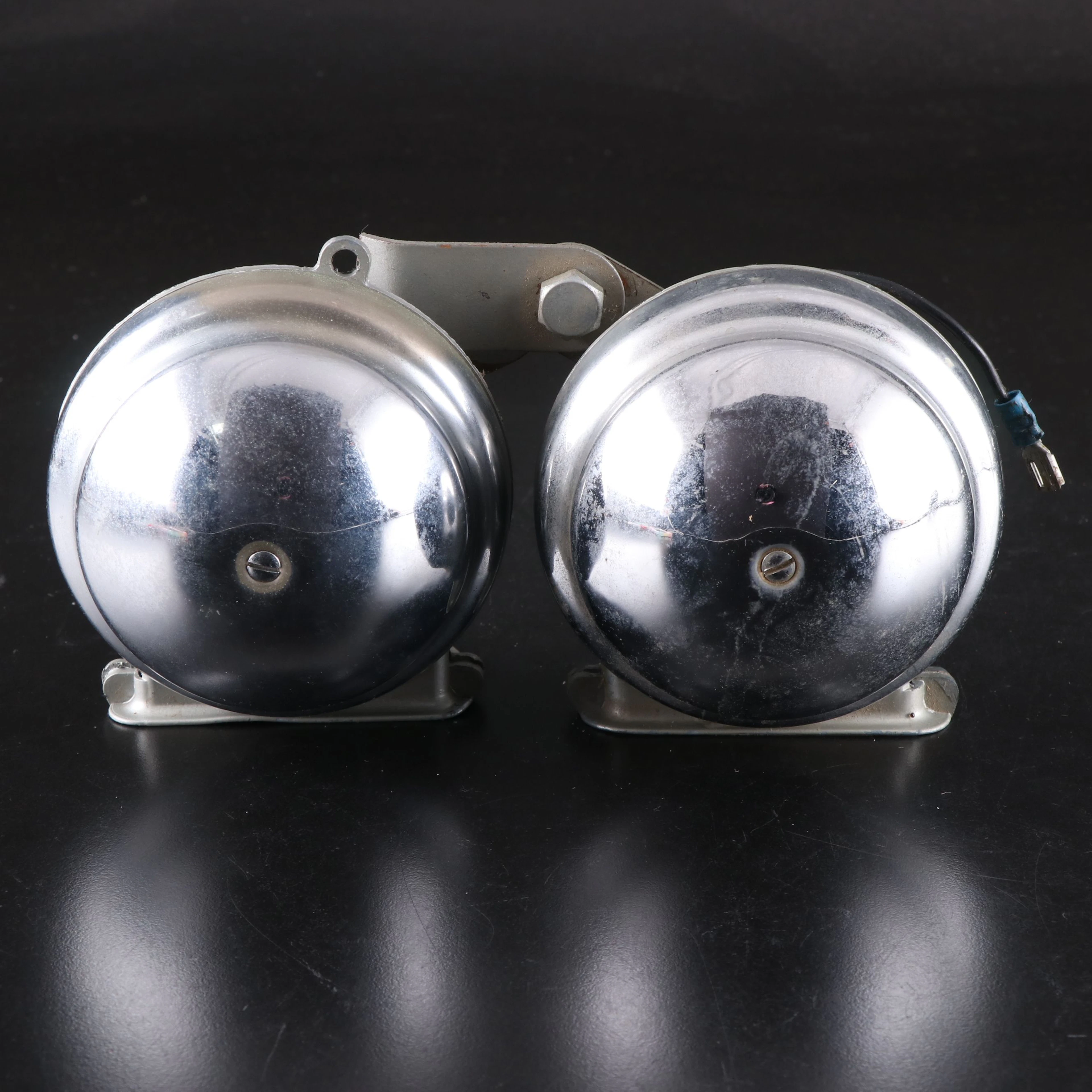 British Clear Hooters Car Horns, Vintage