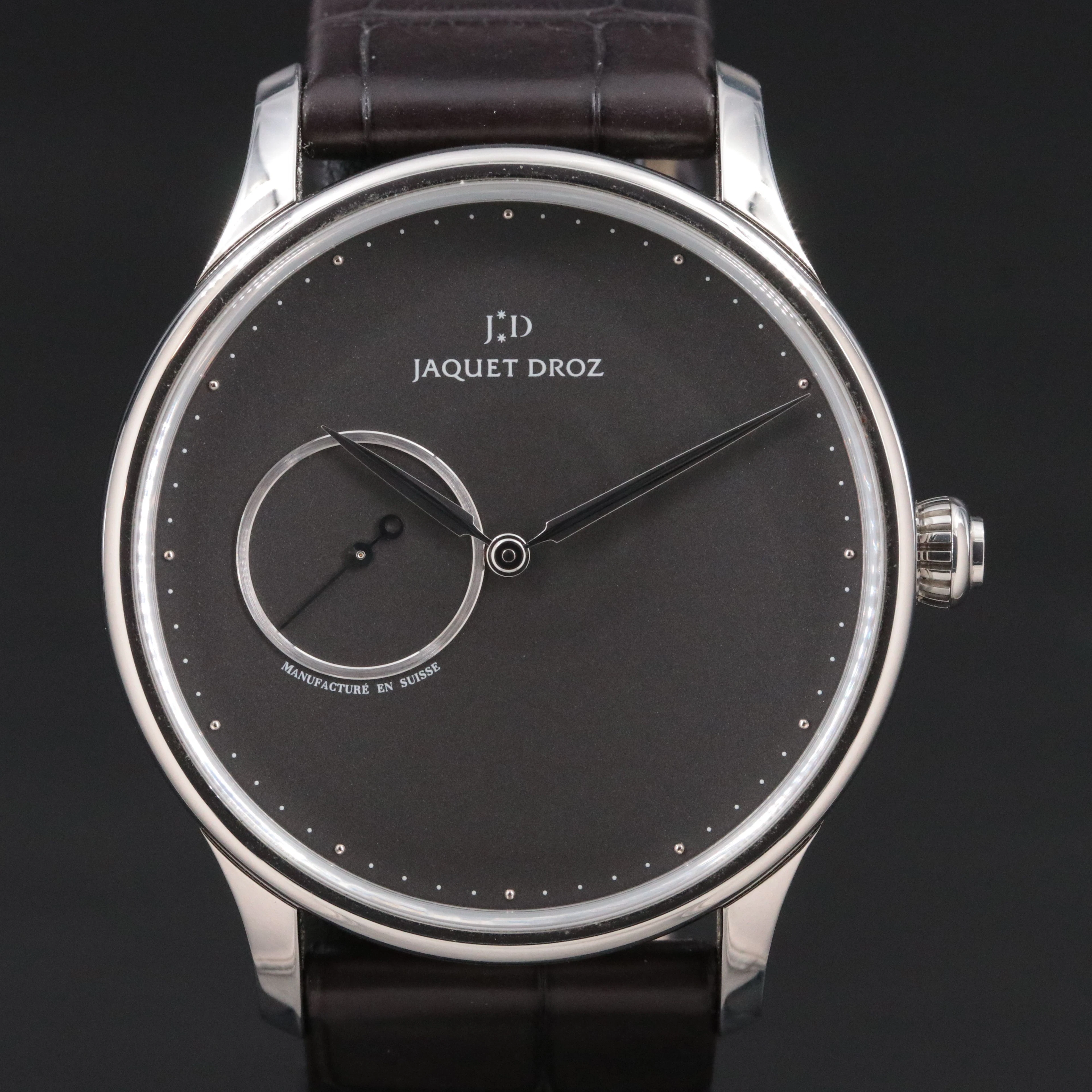 Jaquet Droz Grand Heure Minute Ardoise Automatic Watch J01703040