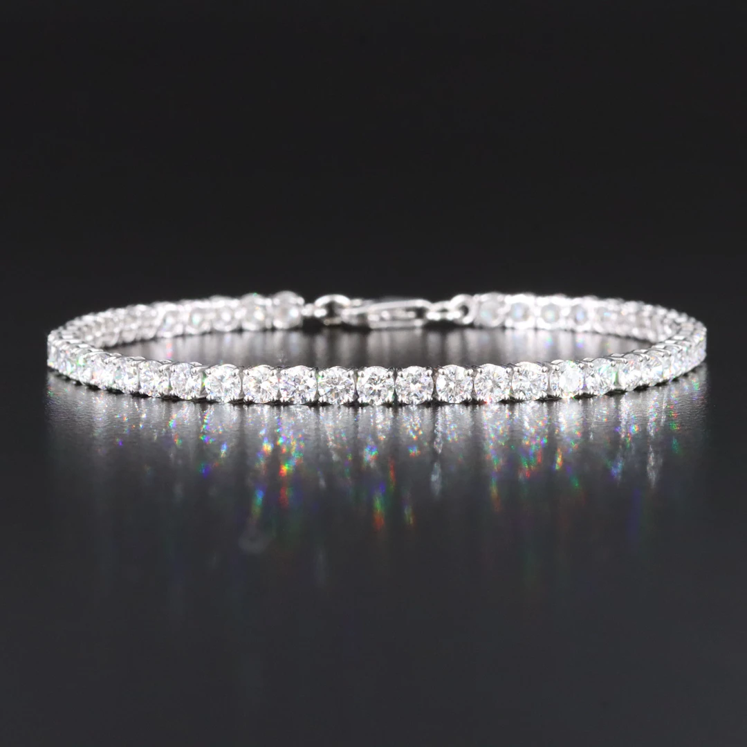 14K 5.08 CTW Lab Grown Diamond Line Bracelet