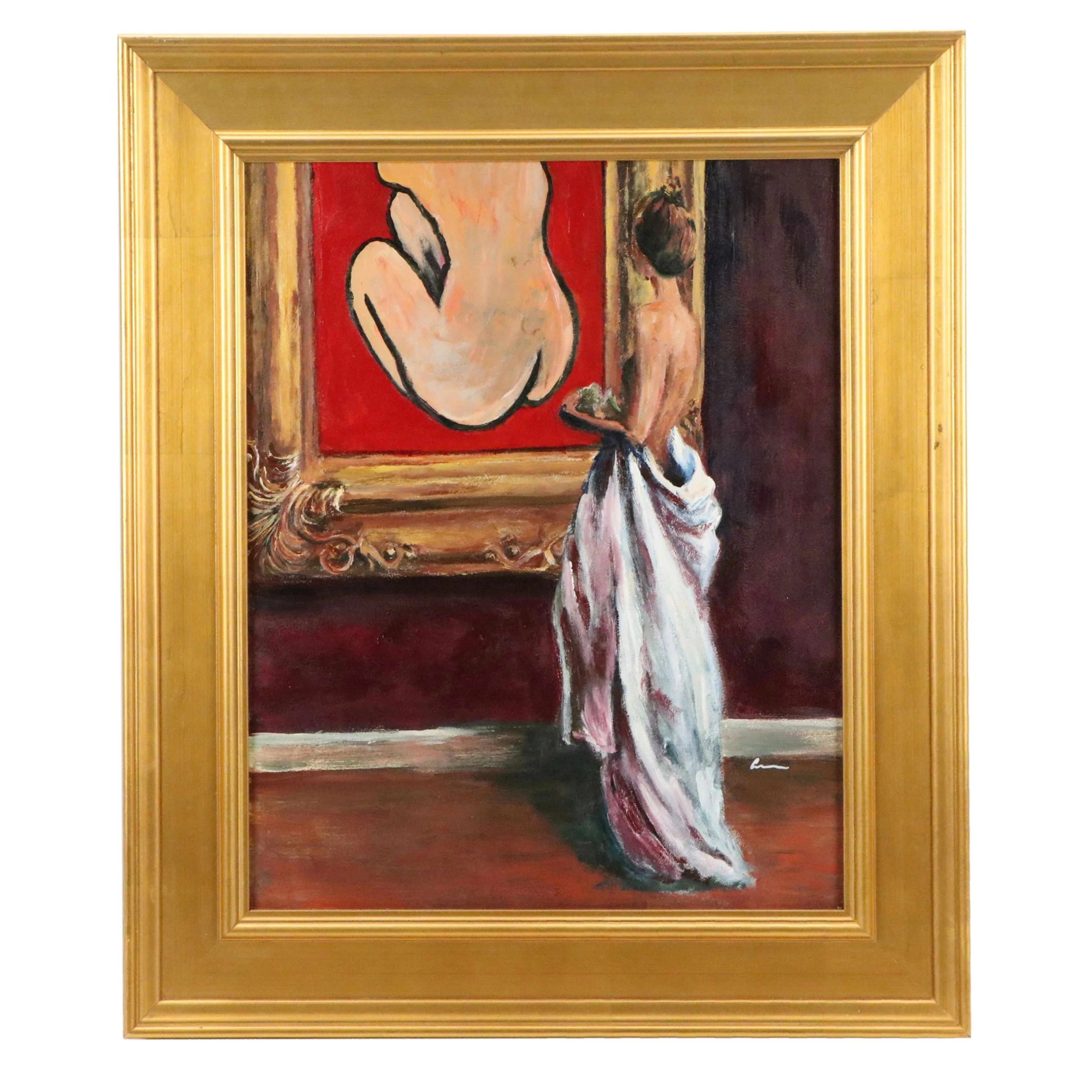 James Conroy Oil Painting "Abstraction of Self," 21st Century