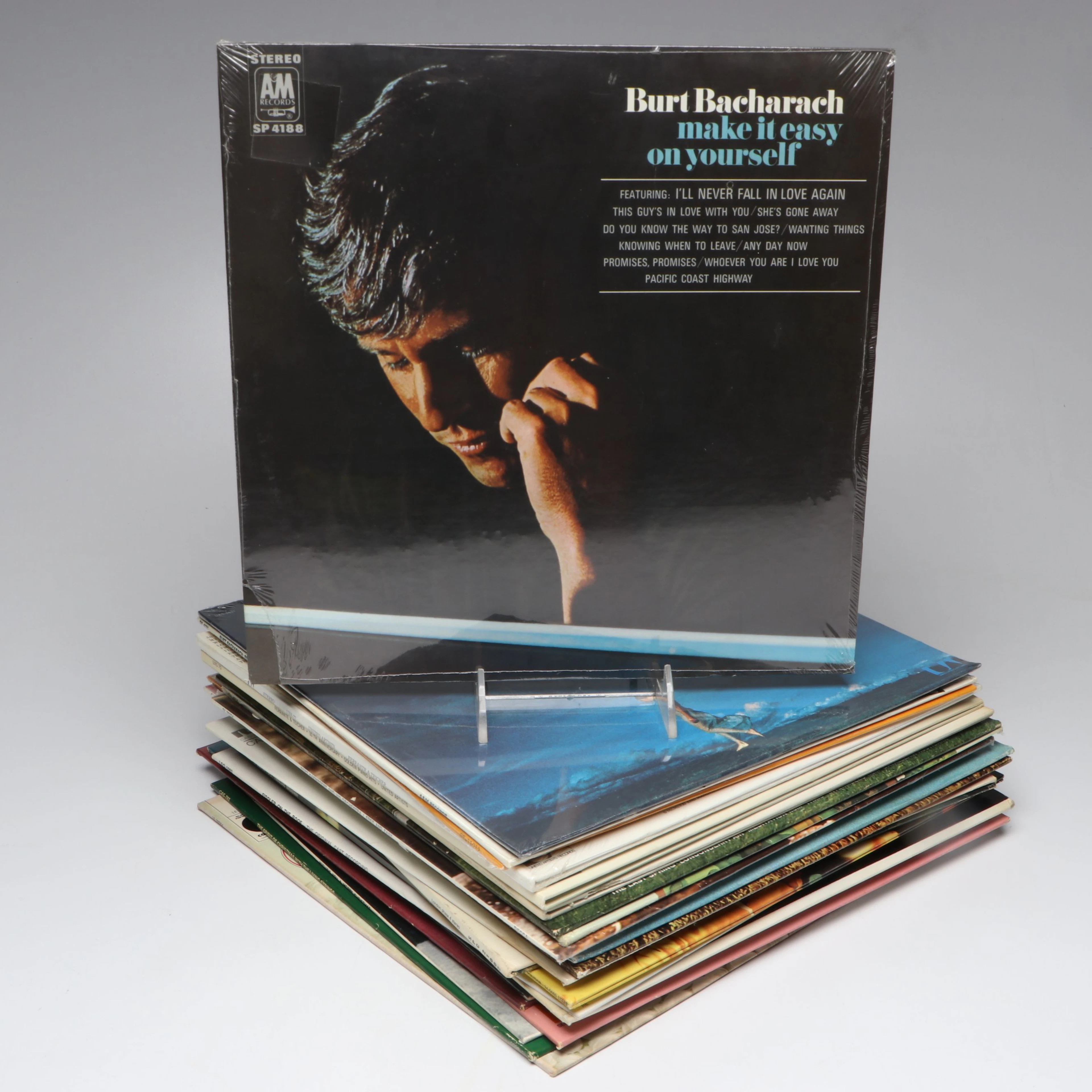 Burt Bacharach "Reach Out" with Other Christmas and Orchestral Vinyl Records