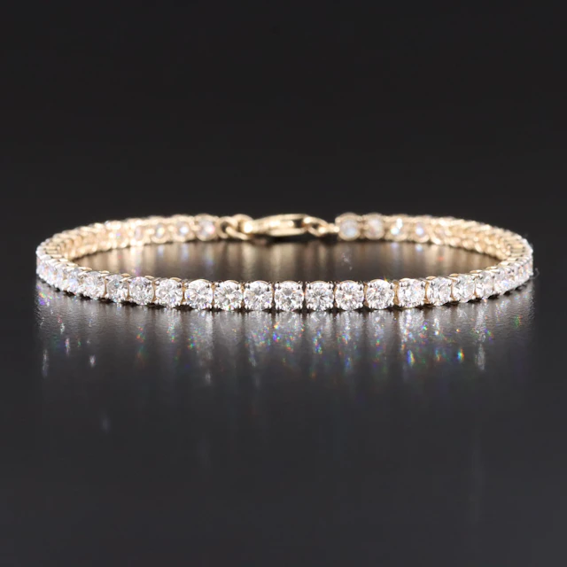 14K 5.14 CTW Lab Grown Diamond Line Bracelet